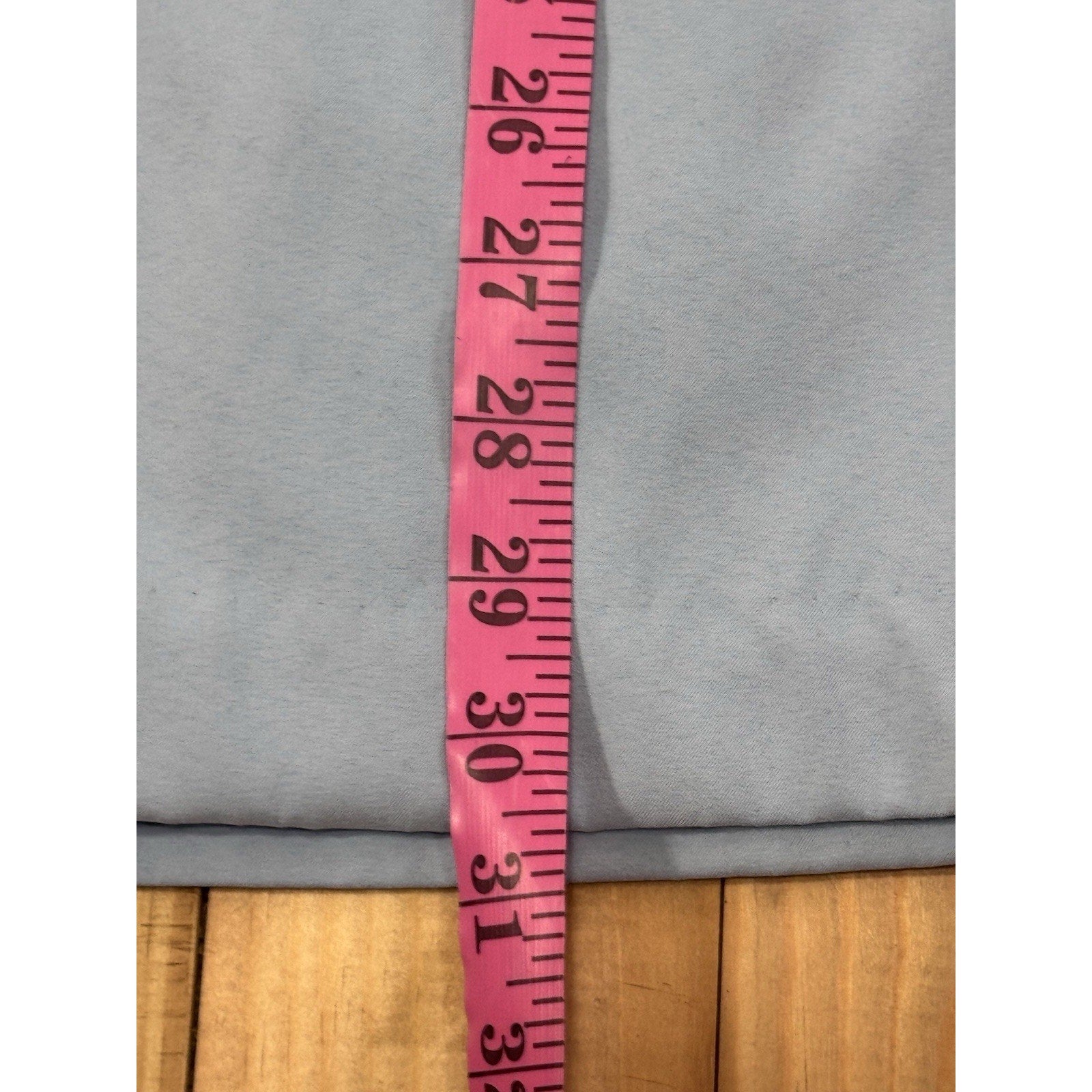 London Fog Women’s Sorbet Blue Jacket Size Small Petite Long With Hidden Button