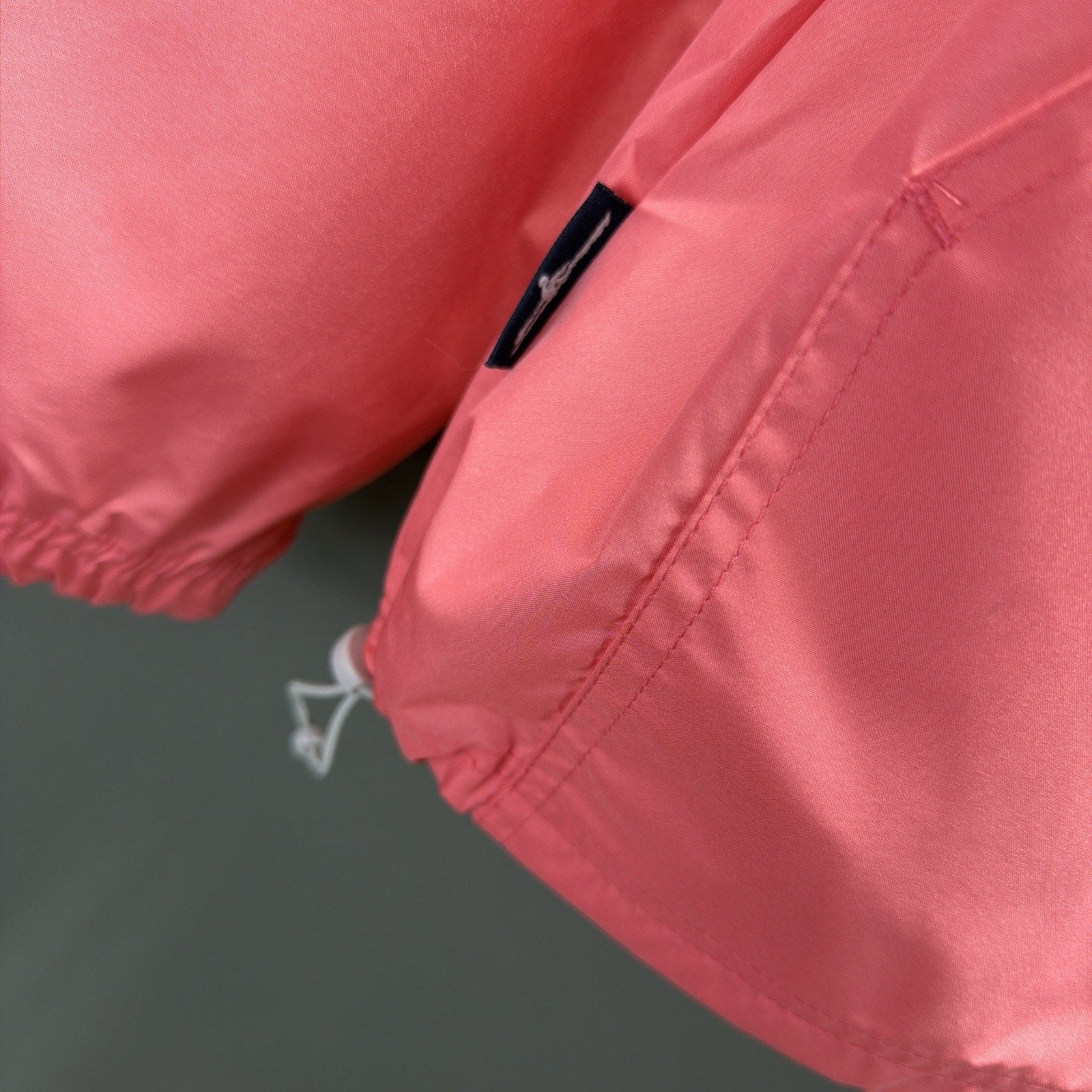 NWT Charles River Apparel Pack-N-Go Coral Rain Jacket L Winthrop Golf Club