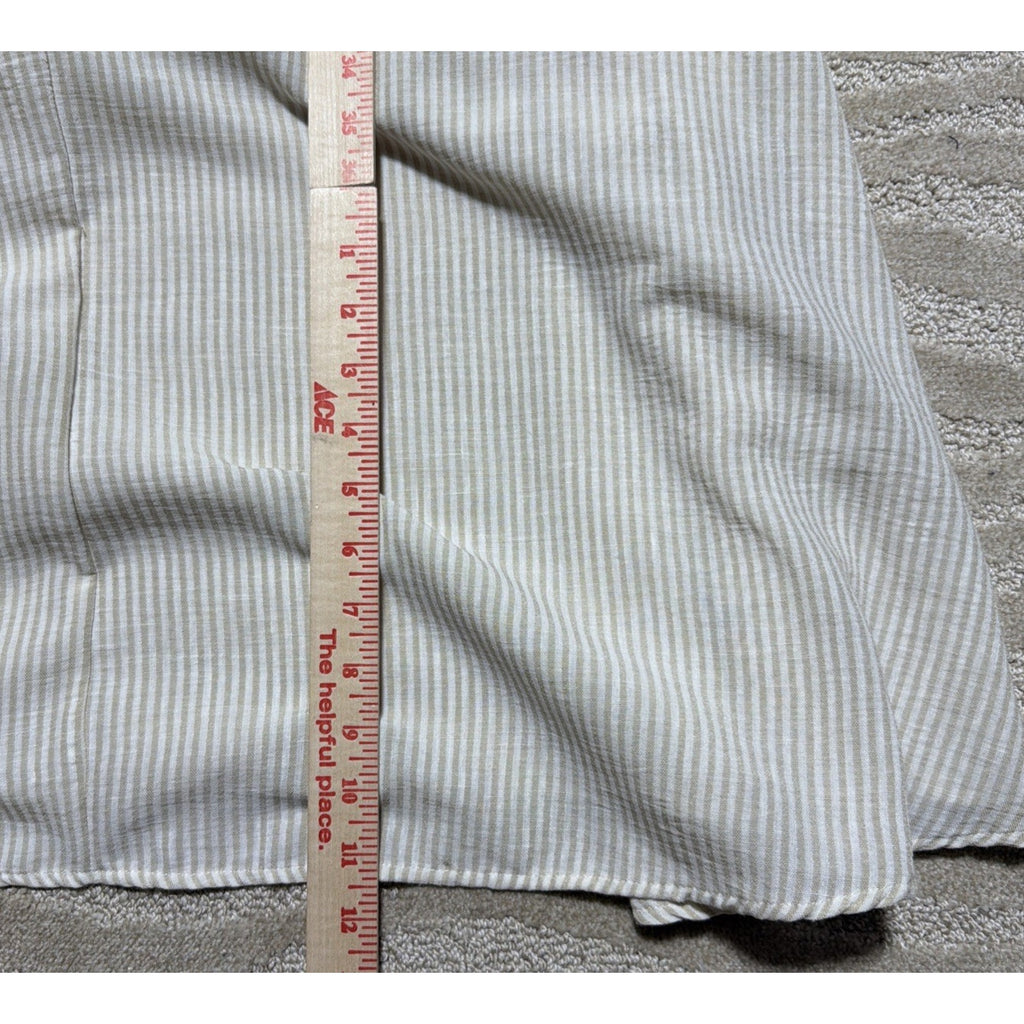 The Workshop Gingham Corset Dress Milkmaid Style Lined Midi Dress Size S