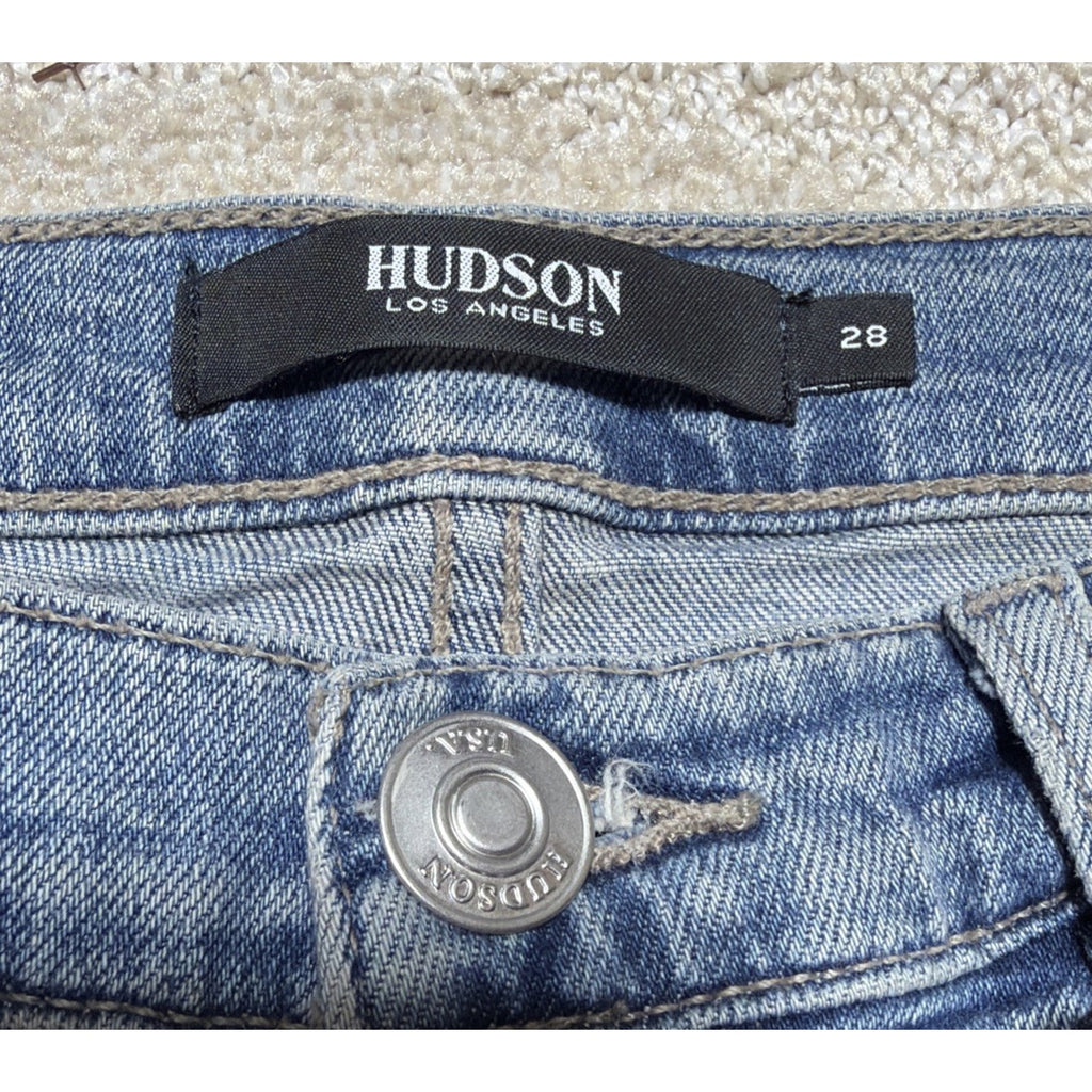 New ! Hudson Barbara High Waist Flare Bootcut Cropped Jeans Size 28