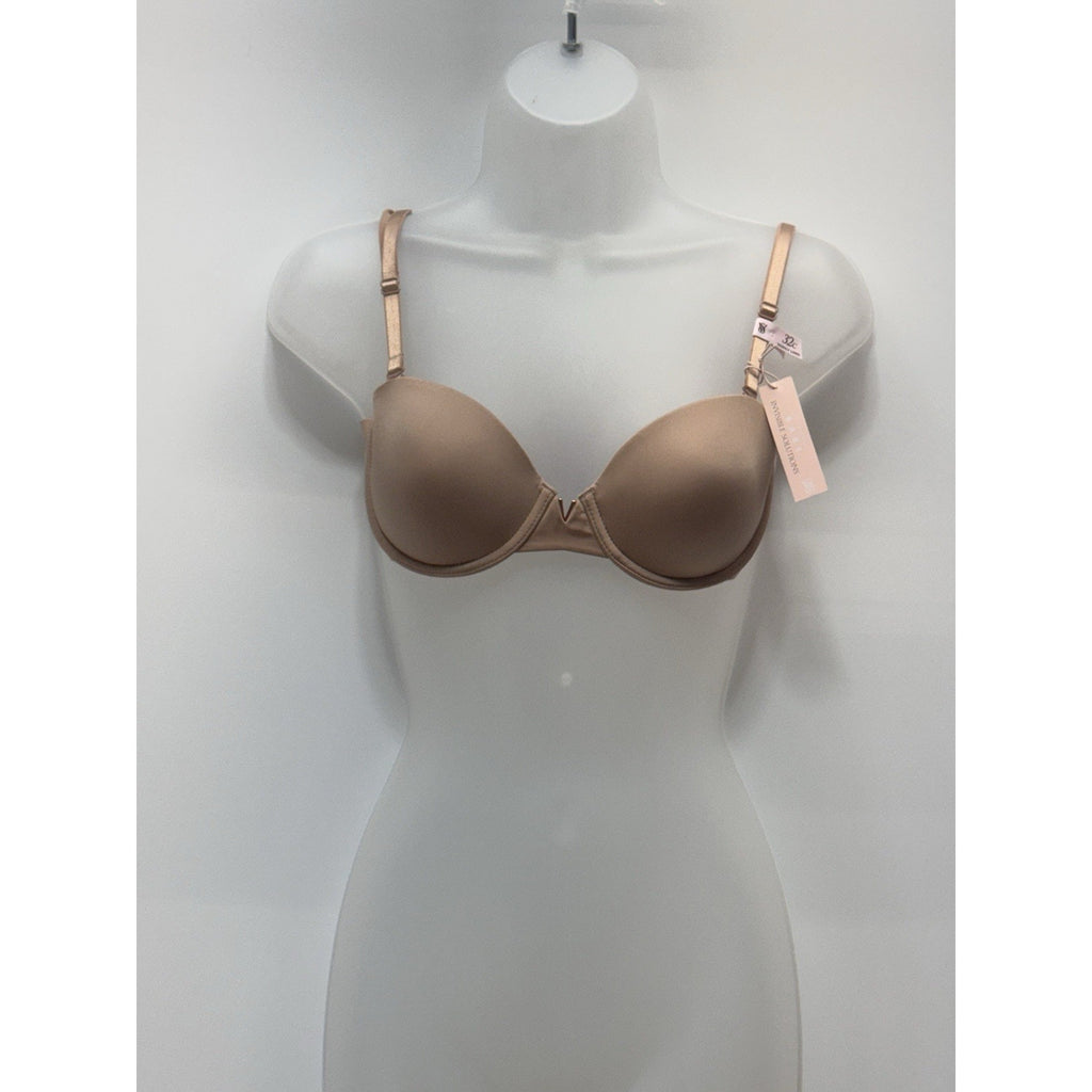 Victoria's Secret Ivory BARE Invisible Solutions Lightly Lined Bra Size 32C