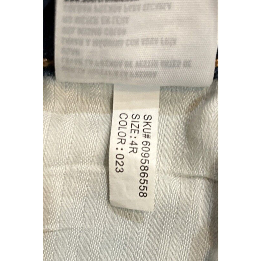 Abercrombie & Fitch Women Shine Destroyed Dark Wash Super Skinny Jeans 4 27
