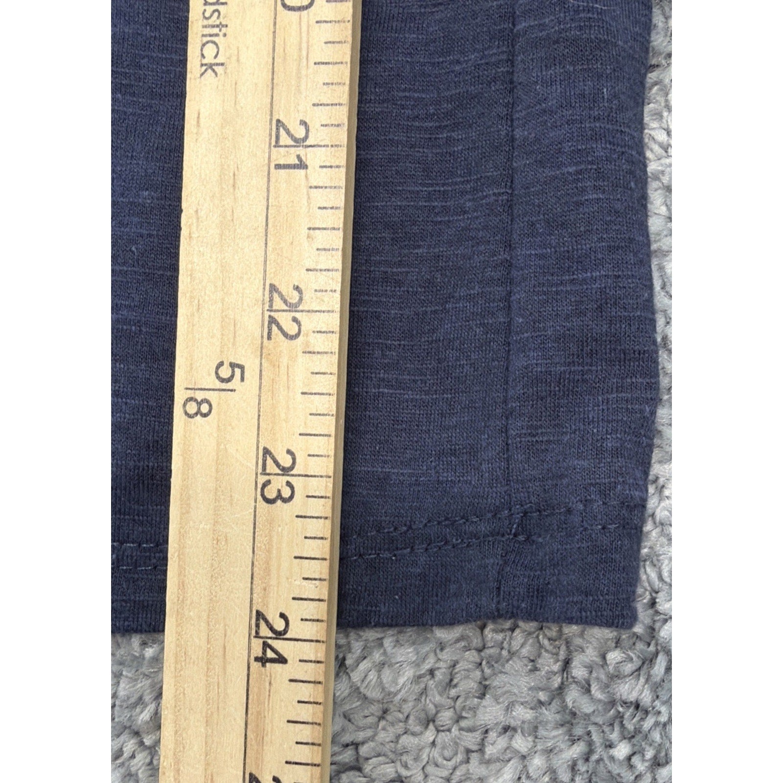 Harley Davidson T Shirt Women's M Blue Long Sleeve Back Graphic Made In USA