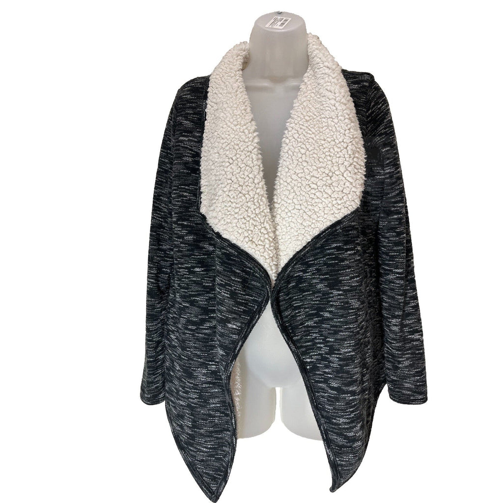 Green Tea Sherpa Ladies Medium Faux Fur Jacket Small Soft and Comfy