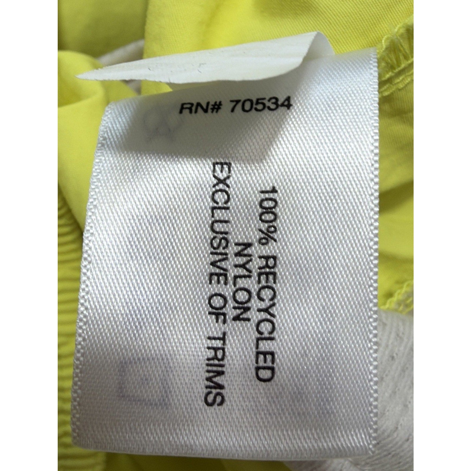 Orvis Swim Trunks Men L Yellow Fishing Shorts