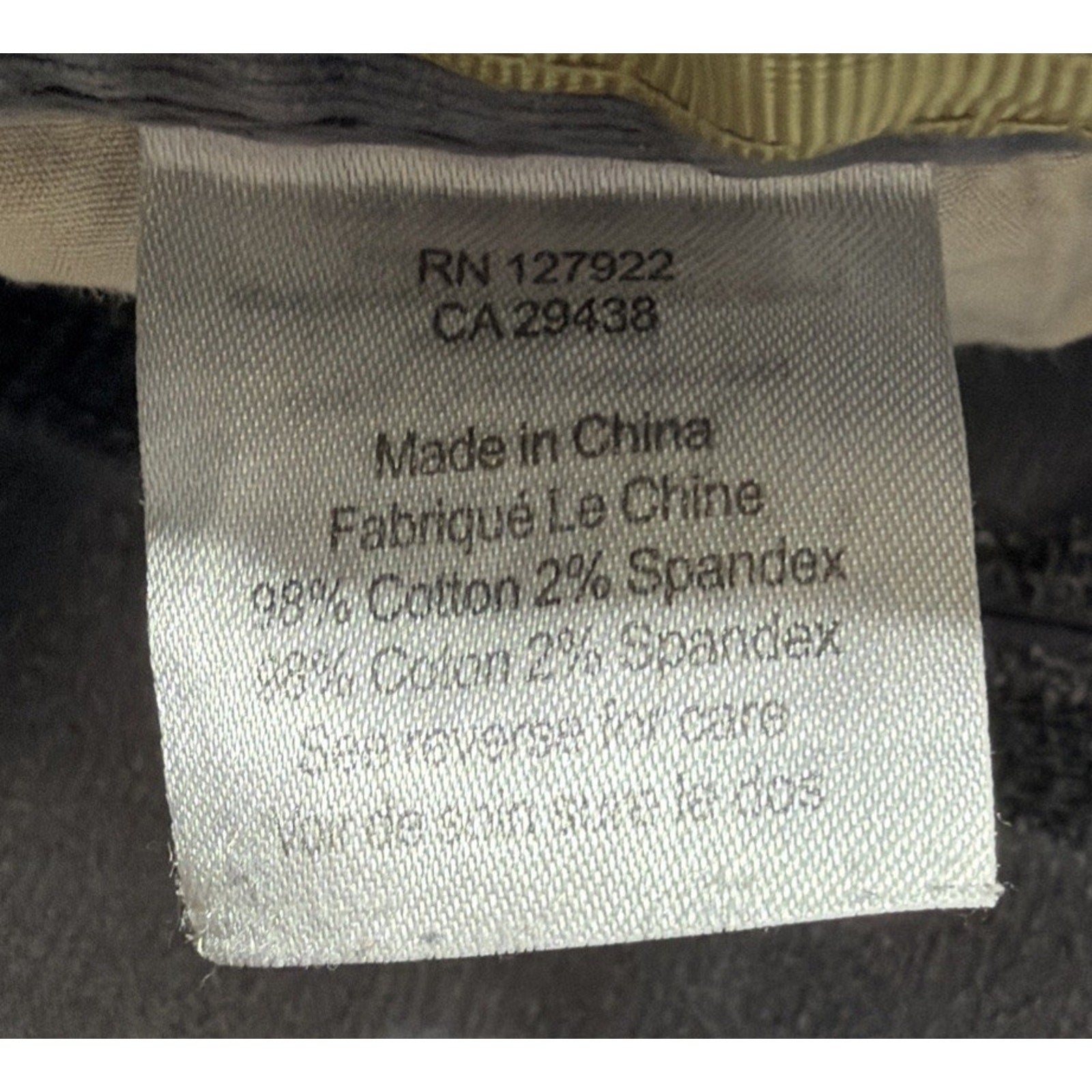 MOUNTAIN KHAKIS MK gray Corduroy Pants Jackson Hole WY men 32x34 Measure 30x33