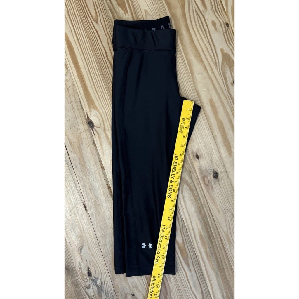 Under Armour heatgear womens leggings Crop medium black Thick Activewear