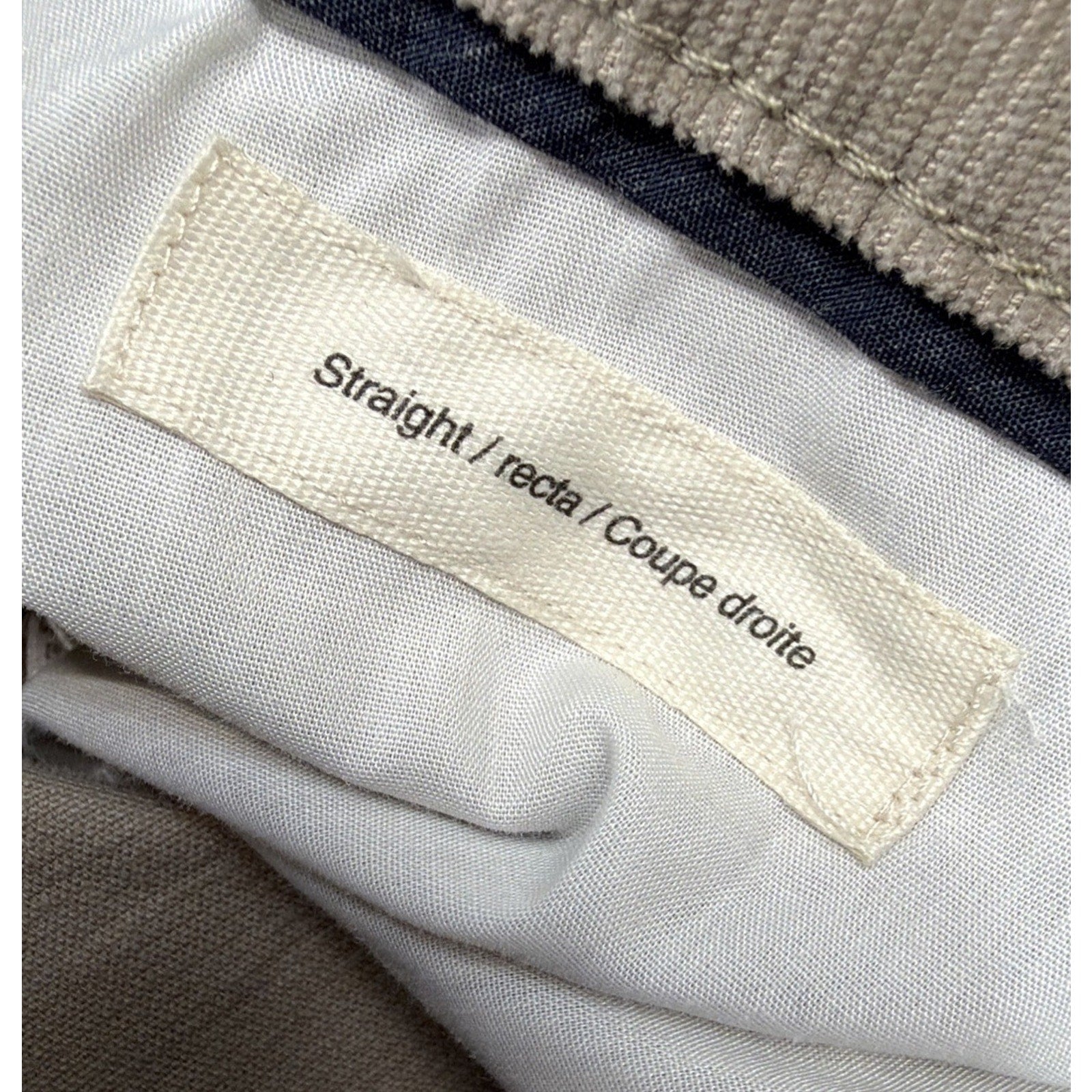 Goodthreads Men’s 40W x 34L light khaki brown Corduroy Straight-Leg Pants