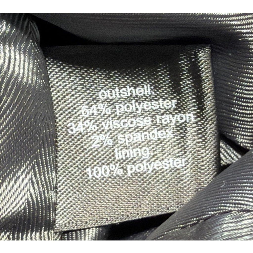 The Limited Stretch Womens 12 Gray Fitted Career Blazer Jacket NWT RN# 54874