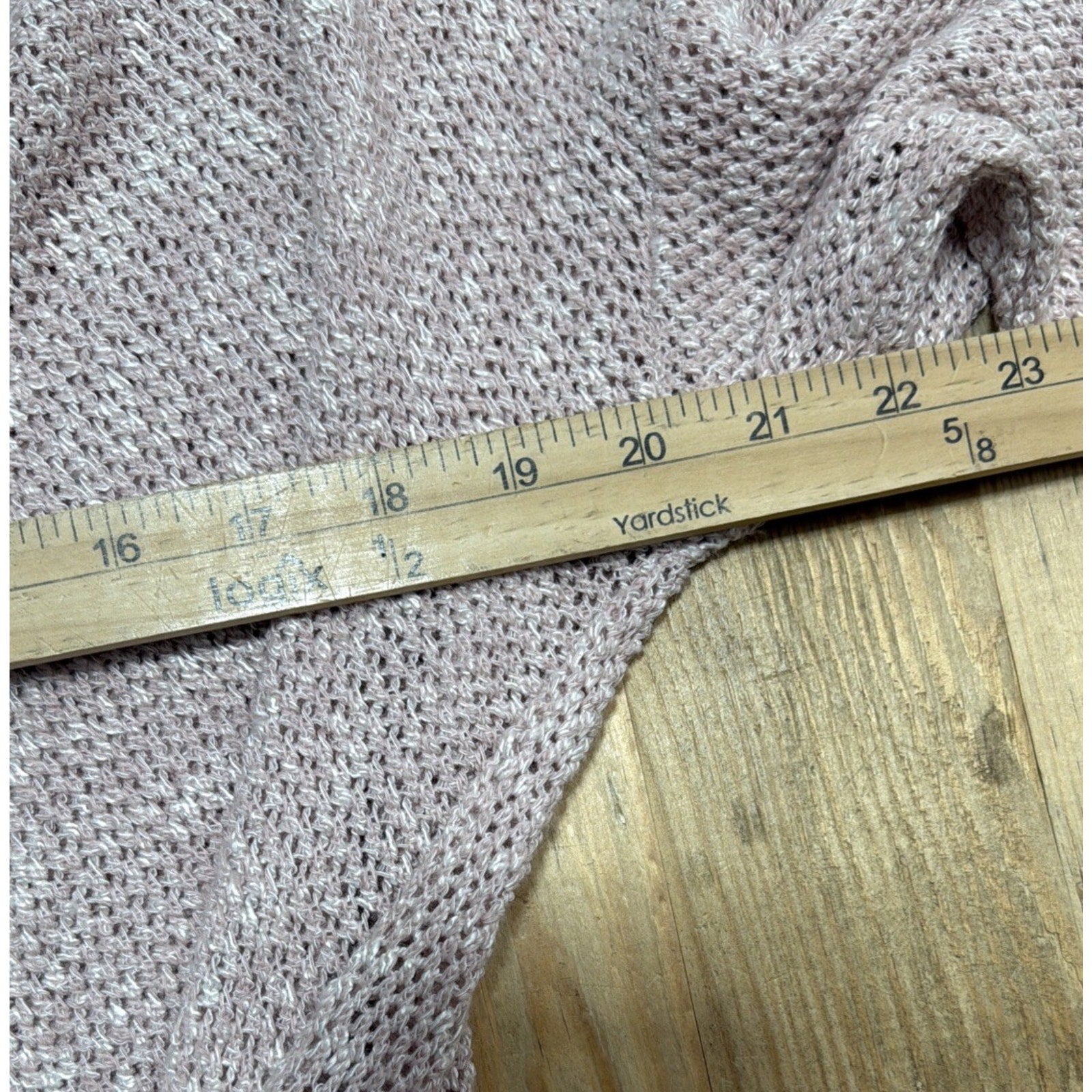 Express Sweater Womens M Pink Pullover Wrap Style Crossover Layering Casual