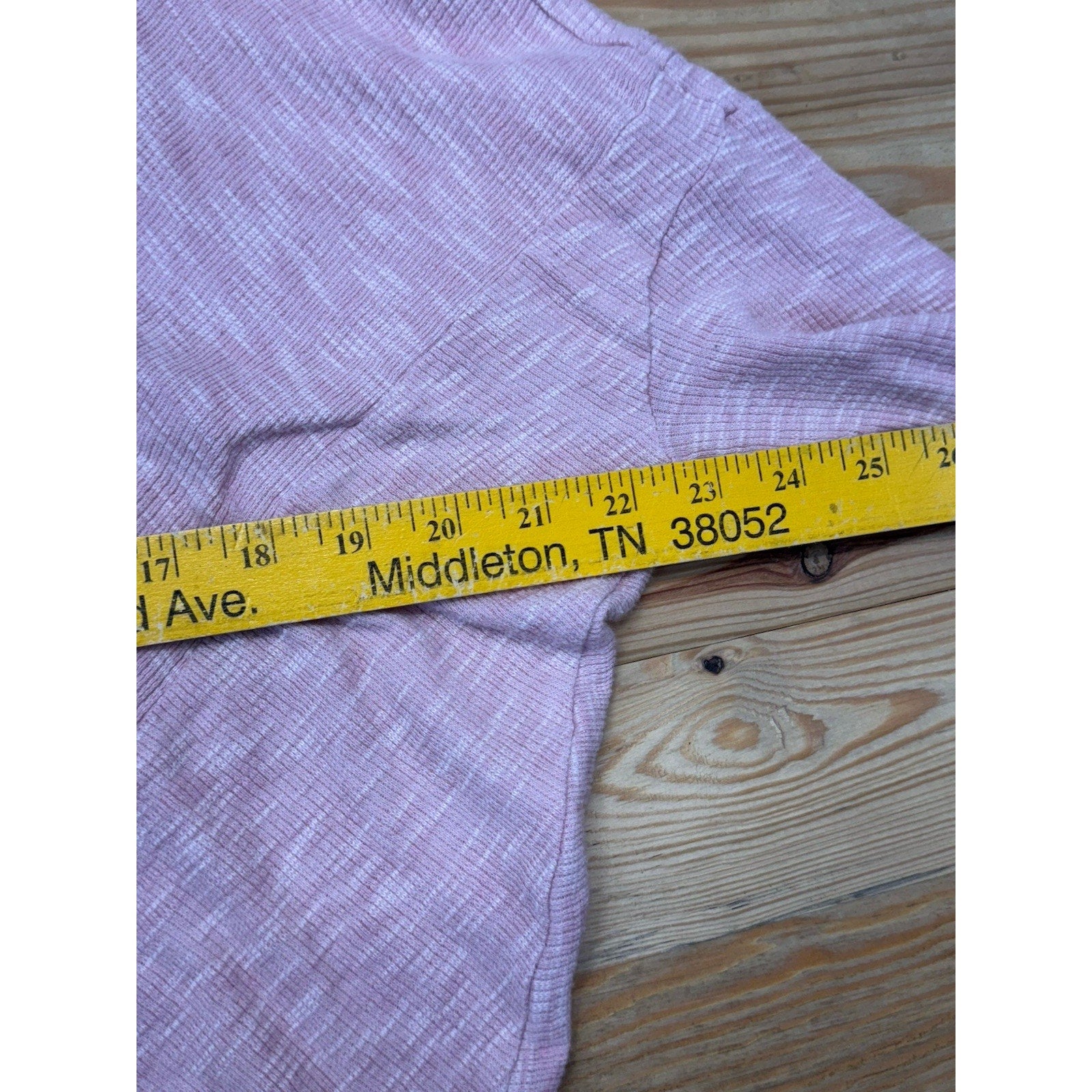 Anthropologie Women's Long Sleeve Knit Light Sweater Heathered Pink Size Med