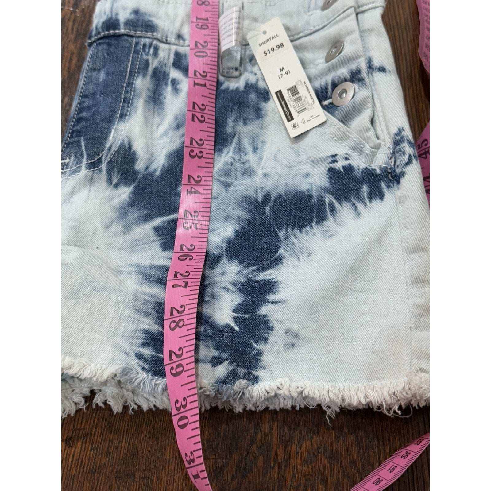 NOBO NO BOUNDARIES JR'S 7/9 TIE DYE SHORTALLS, SHORTS ROMPER NEW WITH TAGS