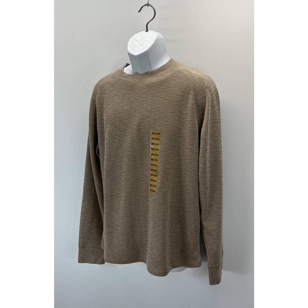 Banana Republic Men's Double Knit Long Sleeve Crewneck Shirt Medium