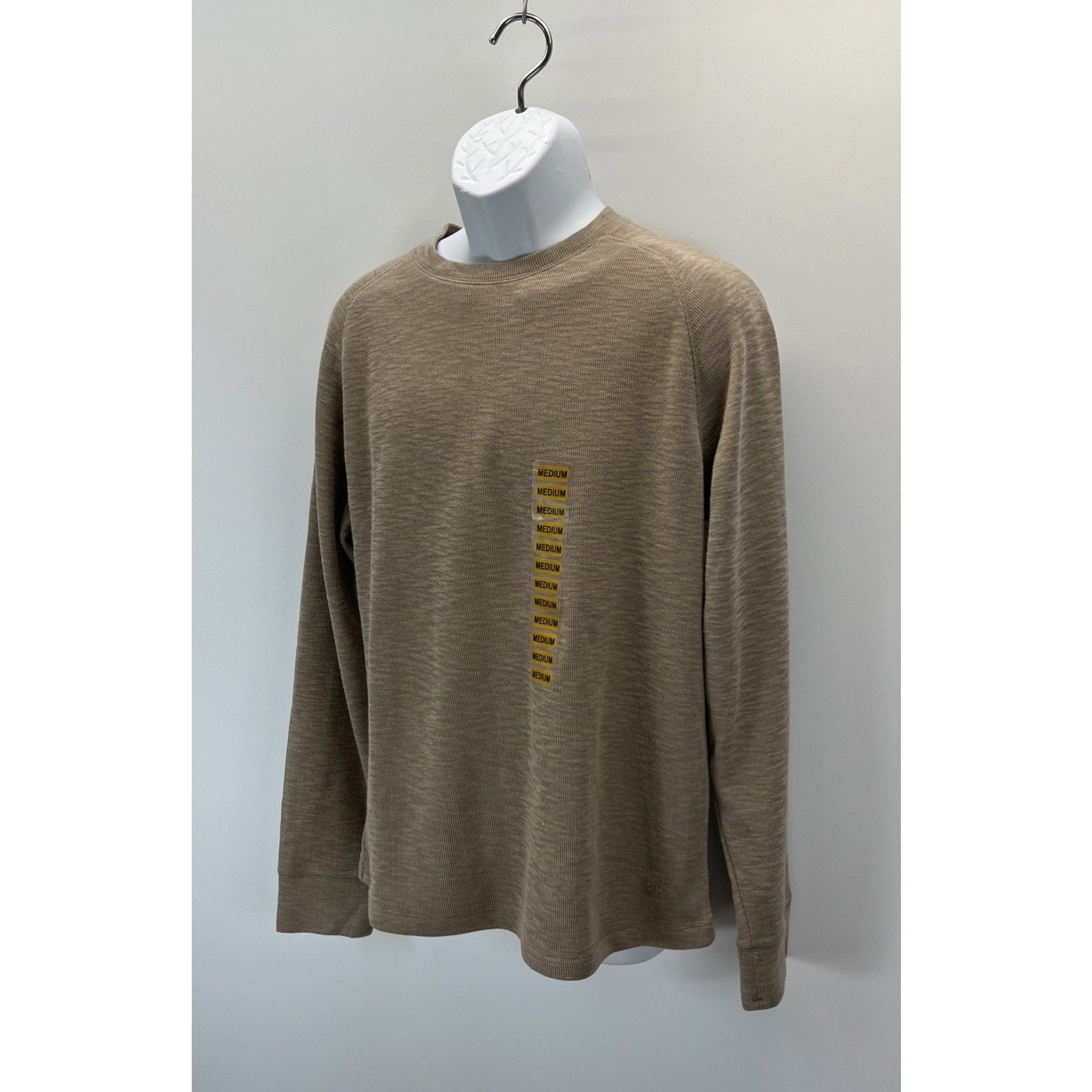 Banana Republic Men's Double Knit Long Sleeve Crewneck Shirt Medium
