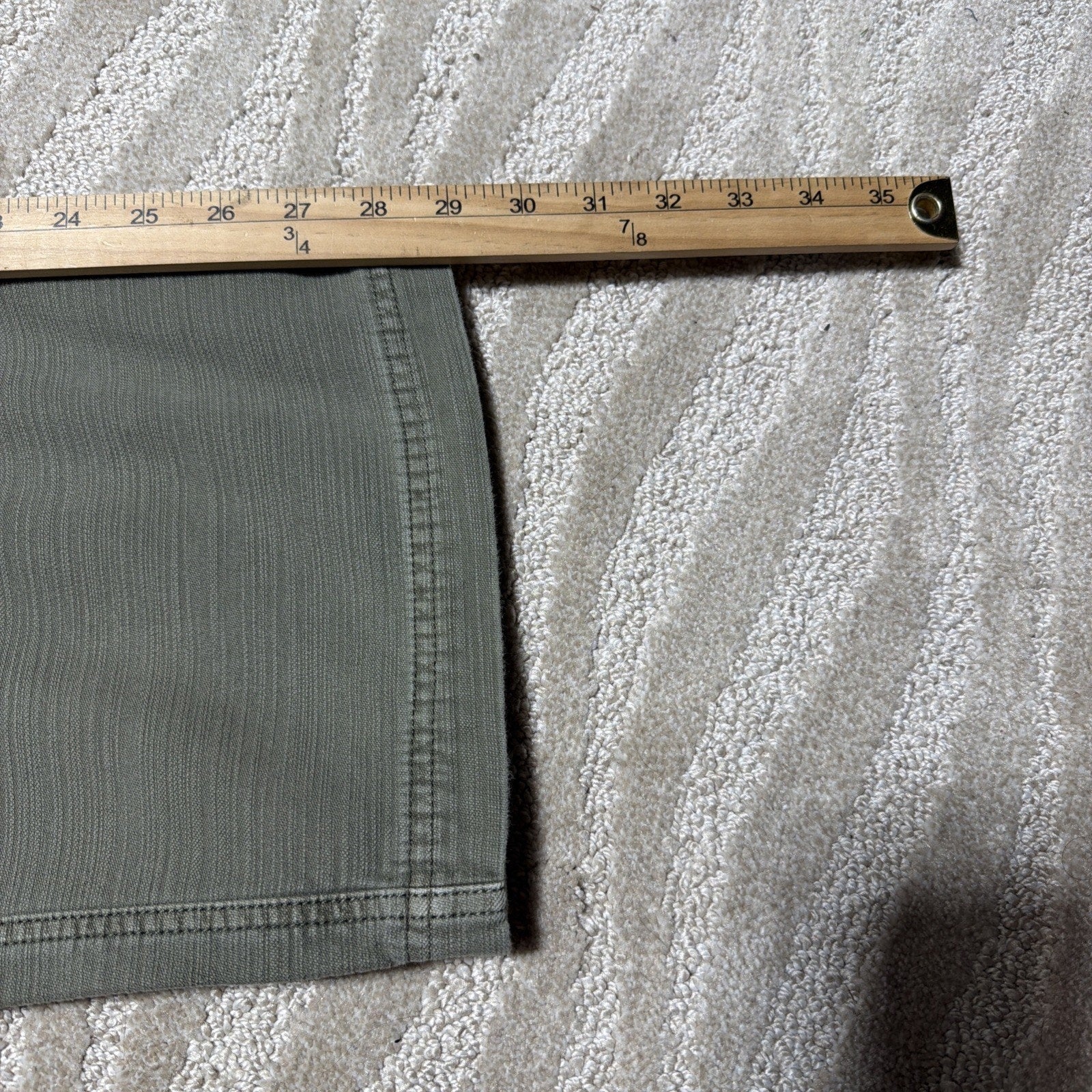Lucky Brand Womens Utility Wide Leg Pants Size XS Green 28x29