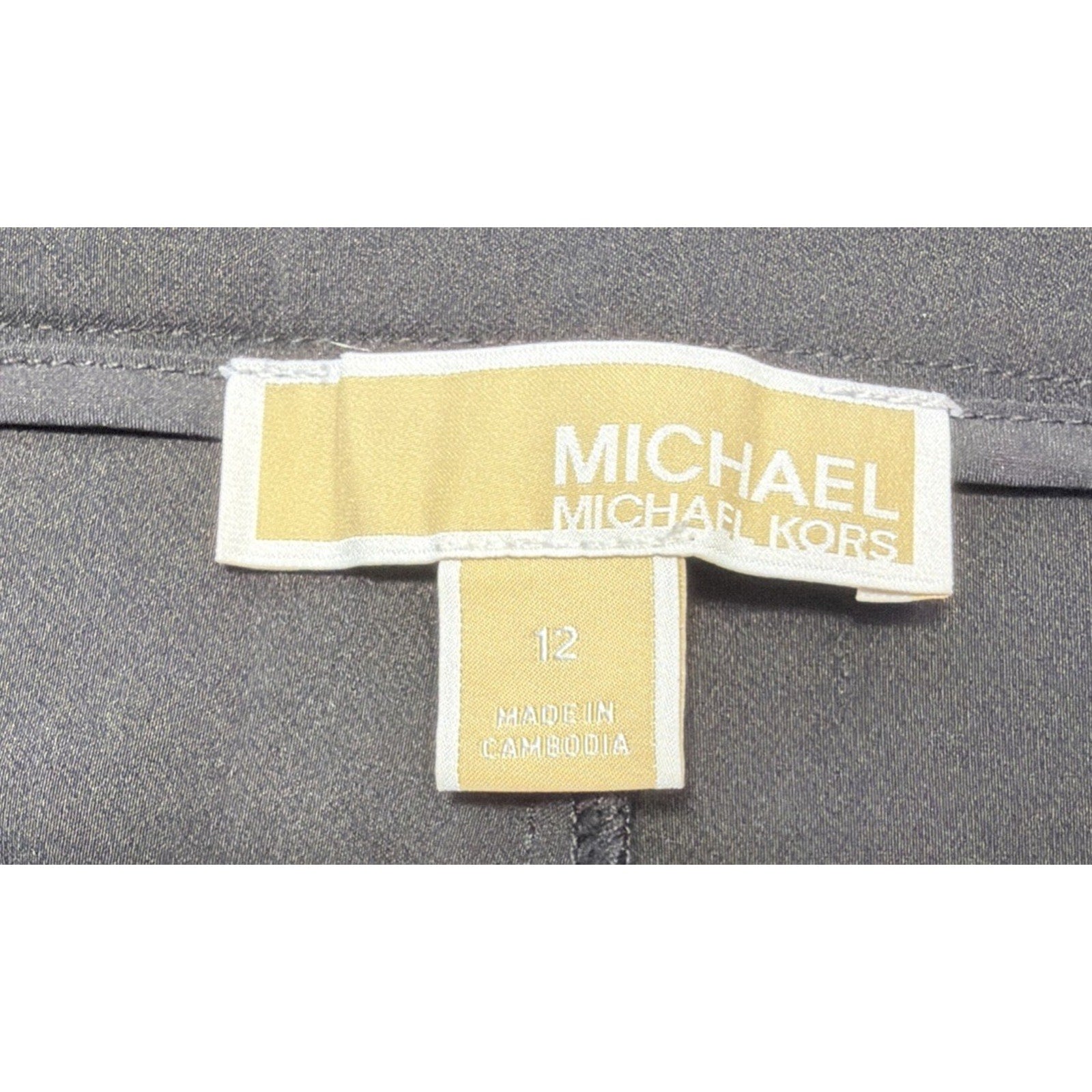 Michael Kors Womens 12 Black Dress Pants Slacks Professional Career Office Work