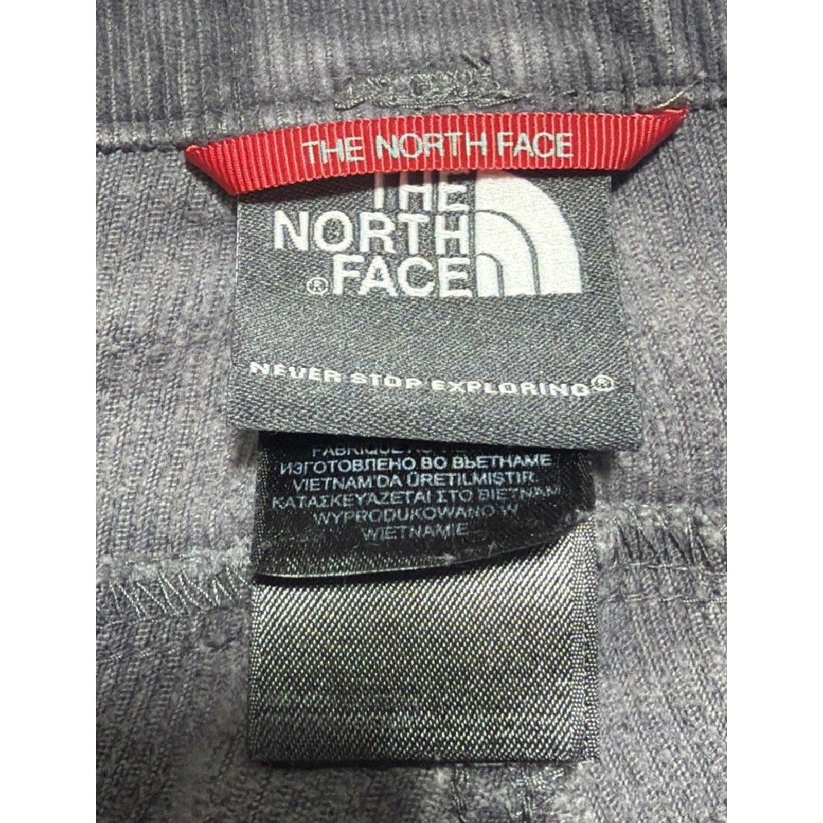 The North Face Double Knee Utility Corduroy Pants Mens 34x31 Gray