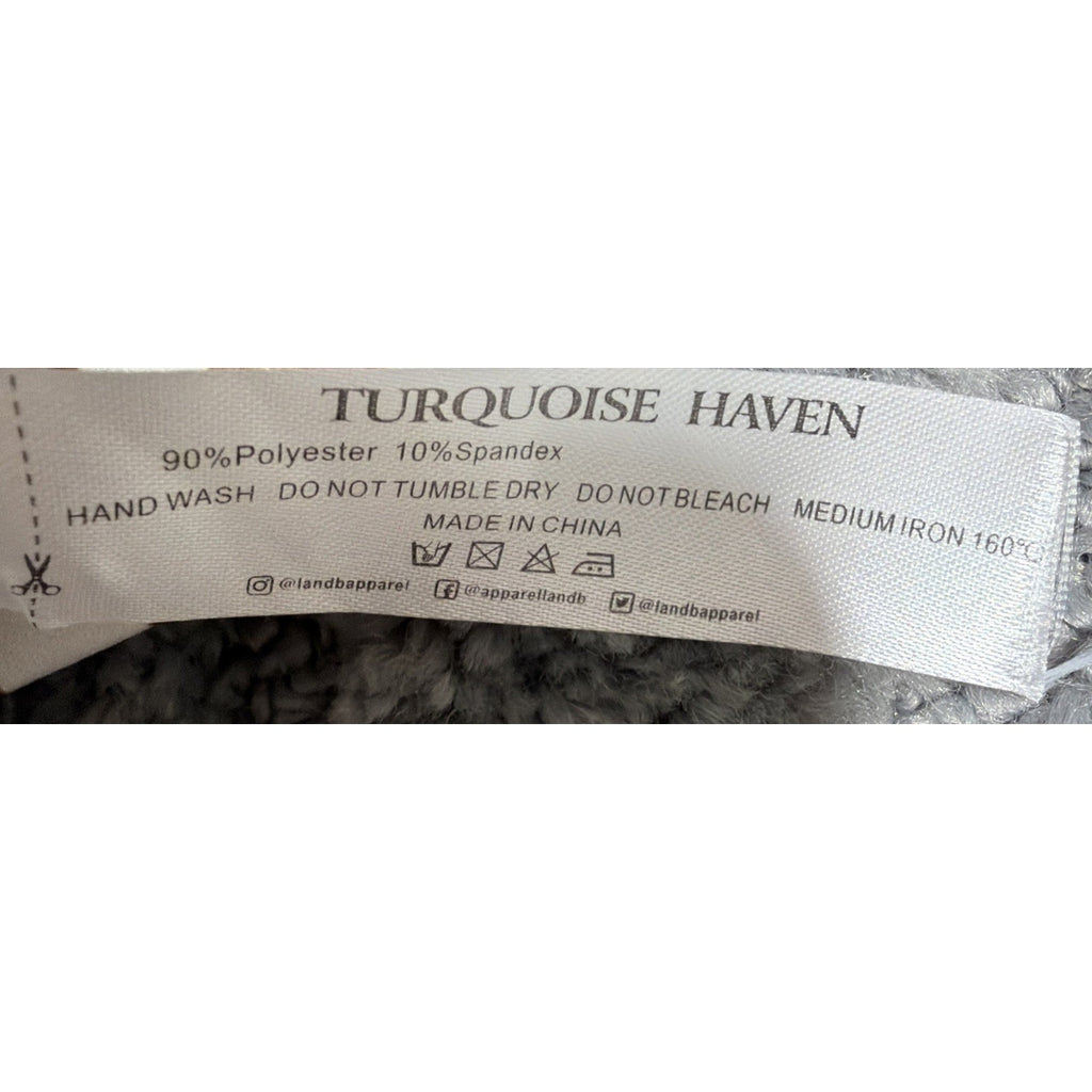 Turquoise Haven Women's Wide Boho Bell Bottom Pants Striped Brown White Medium