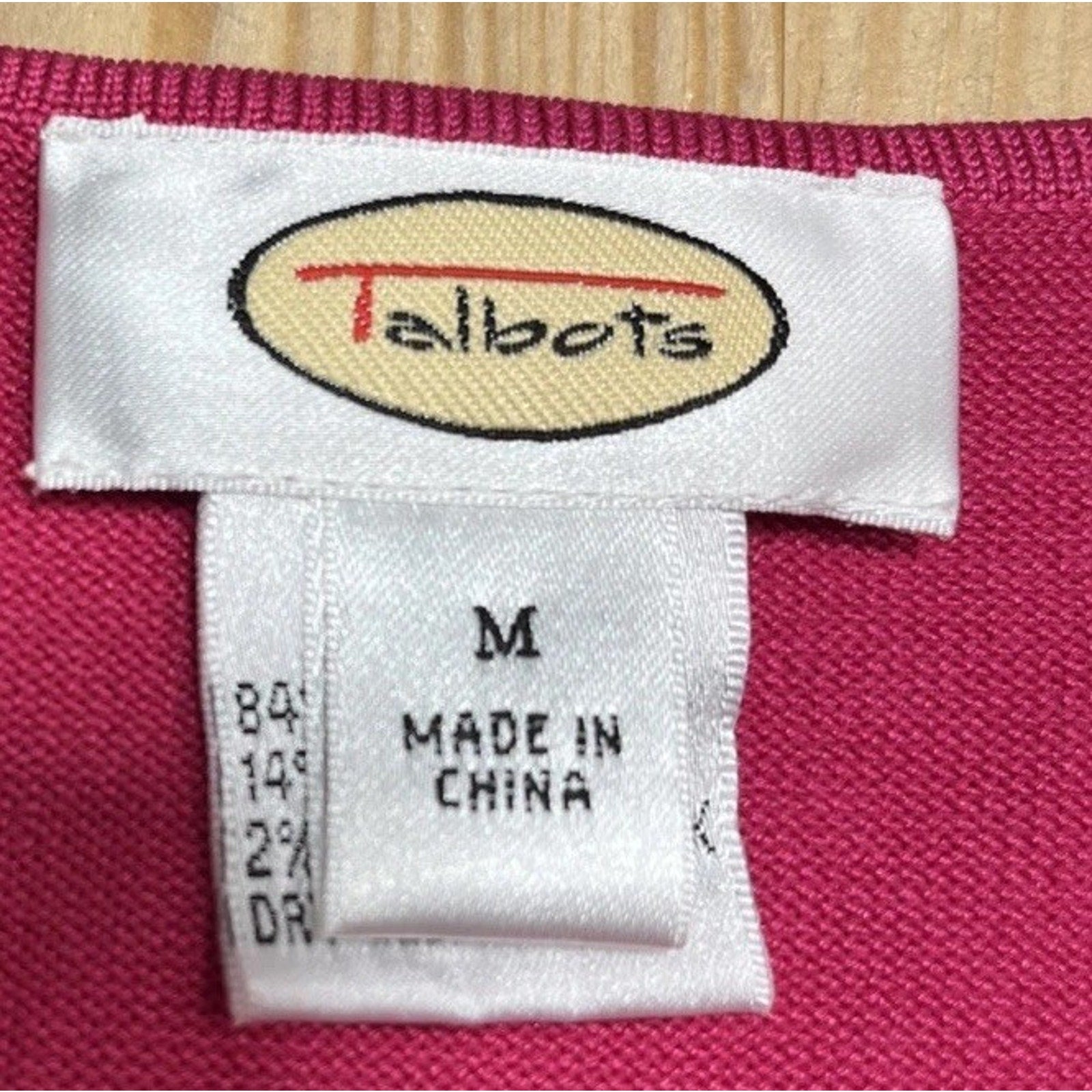 Talbots Silk Blend Sleeveless Sweater Size Medium Pink