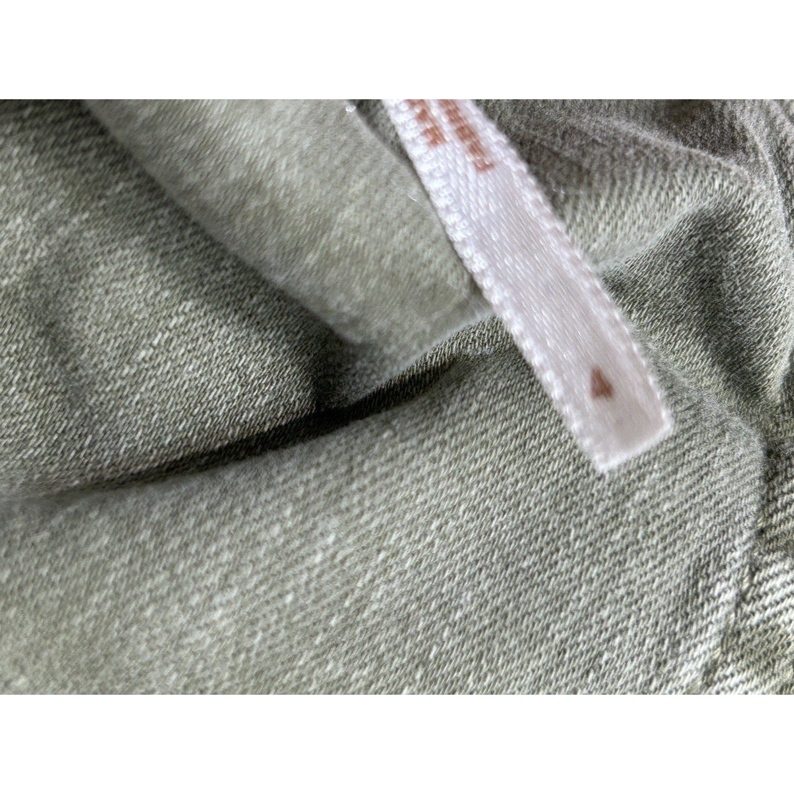 Free People Modern Femme Olive Green Denim Skirt Sz4