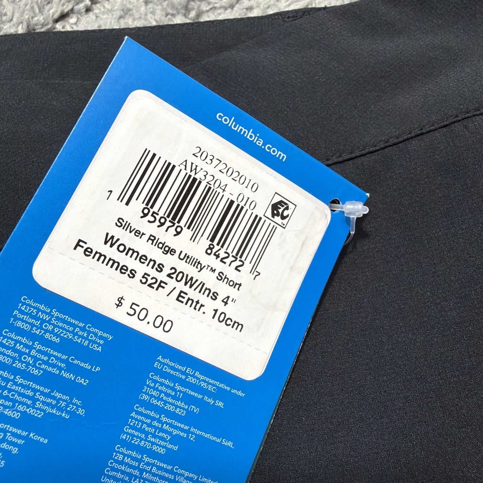 Columbia Women's Silver Ridge Utility Shorts Comfort Active Plus Size 20W