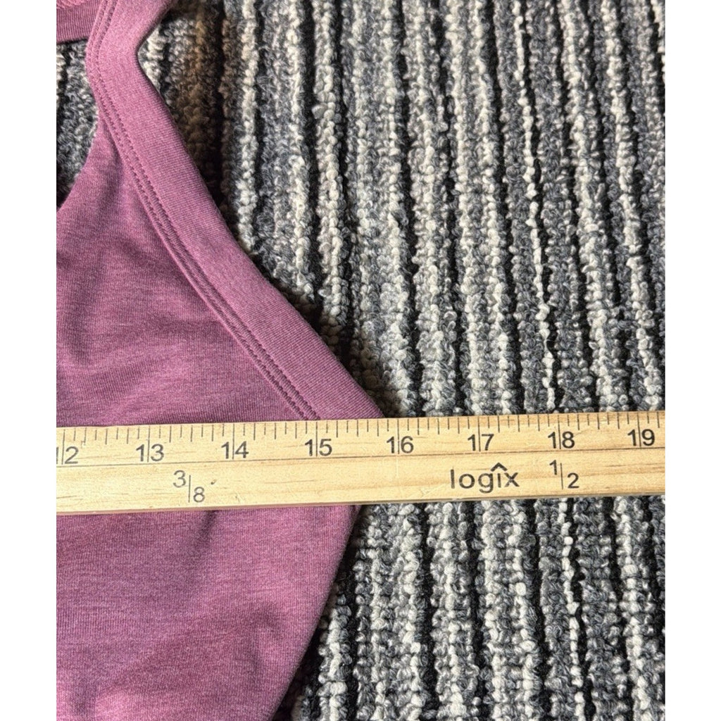Halara Women’s Small Purple U-Neck Harem Jumpsuit Sleeveless Pockets Solid New