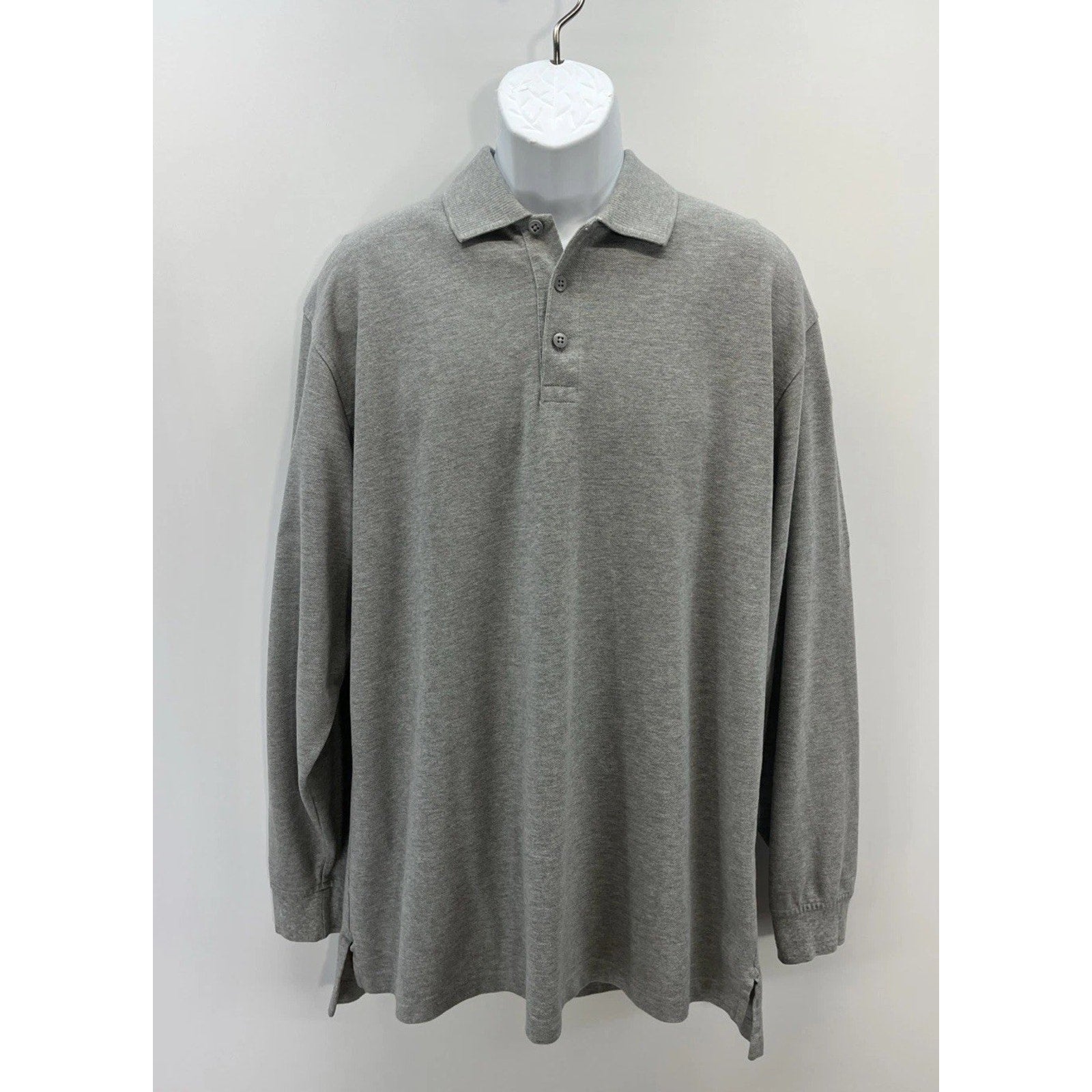 5.11 Tactical Polo Shirt Mens L Series Work Wear Heavy Casual Adult Grey Cotton