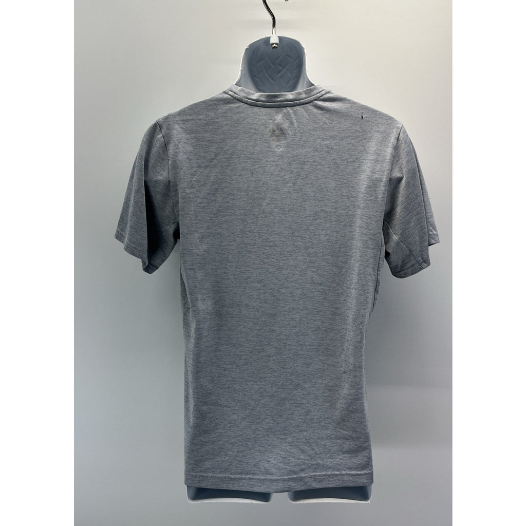 Nike Dri-Fit Men's Size Small Gray Pinstripe Short Sleeve Crew-Neck T-Shirt
