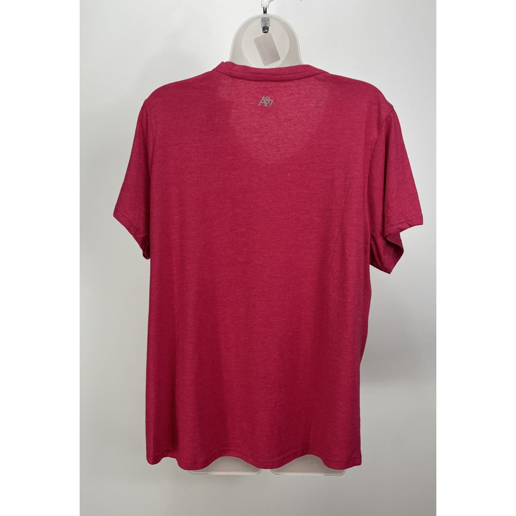 Aeropostale Sport Pink Short Sleeve V Neck T-Shirt Women's Size 1X NEW
