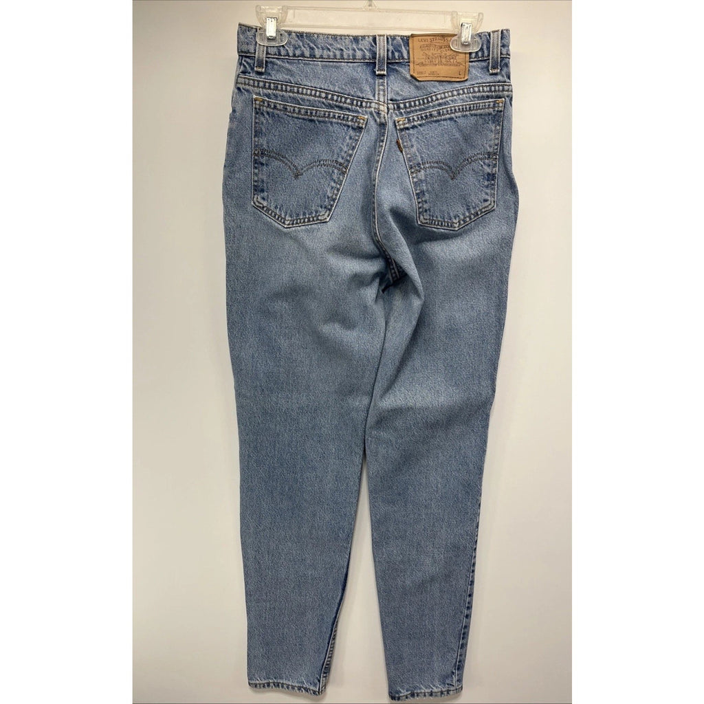 Vtg Levis 912 Jeans Womens 11 T Orange Tab Slim Fit Tapered Leg Denim Pants 1995