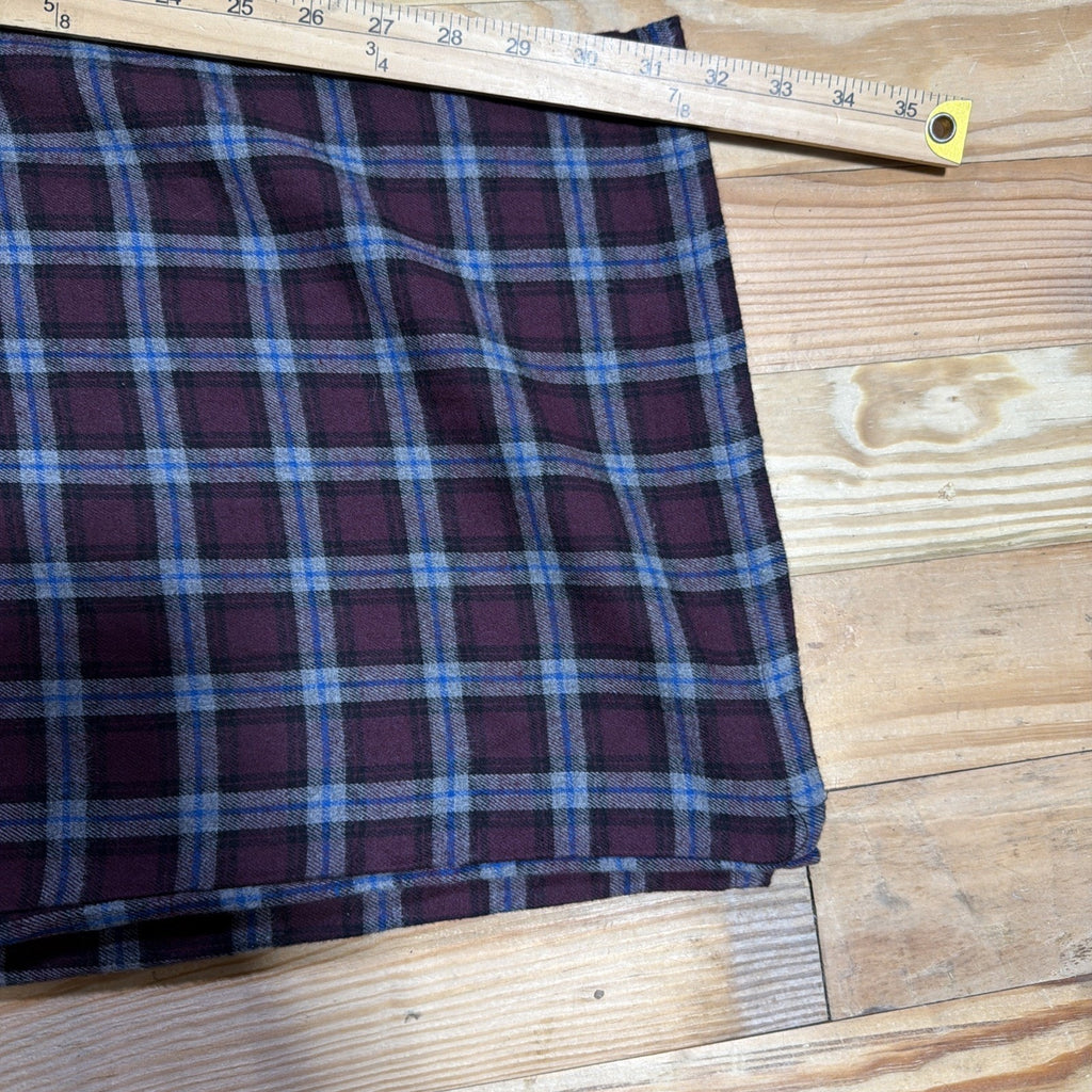 Foundry Men's Big & Tall Sleep Lounge Pants 6XL Red Blue Plaid Cotton