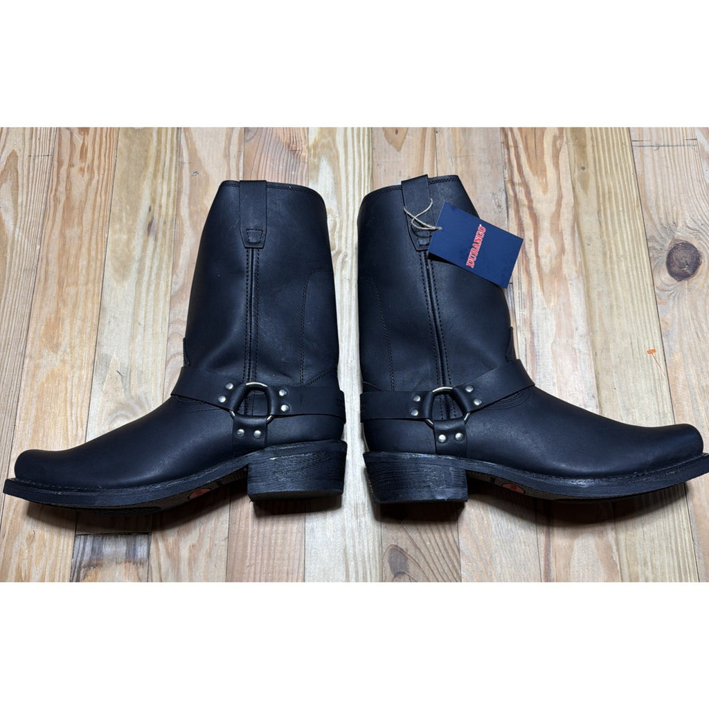 Durango DB510 Men’s 13D Black Leather Harness Motorcycle Biker Boots NIB