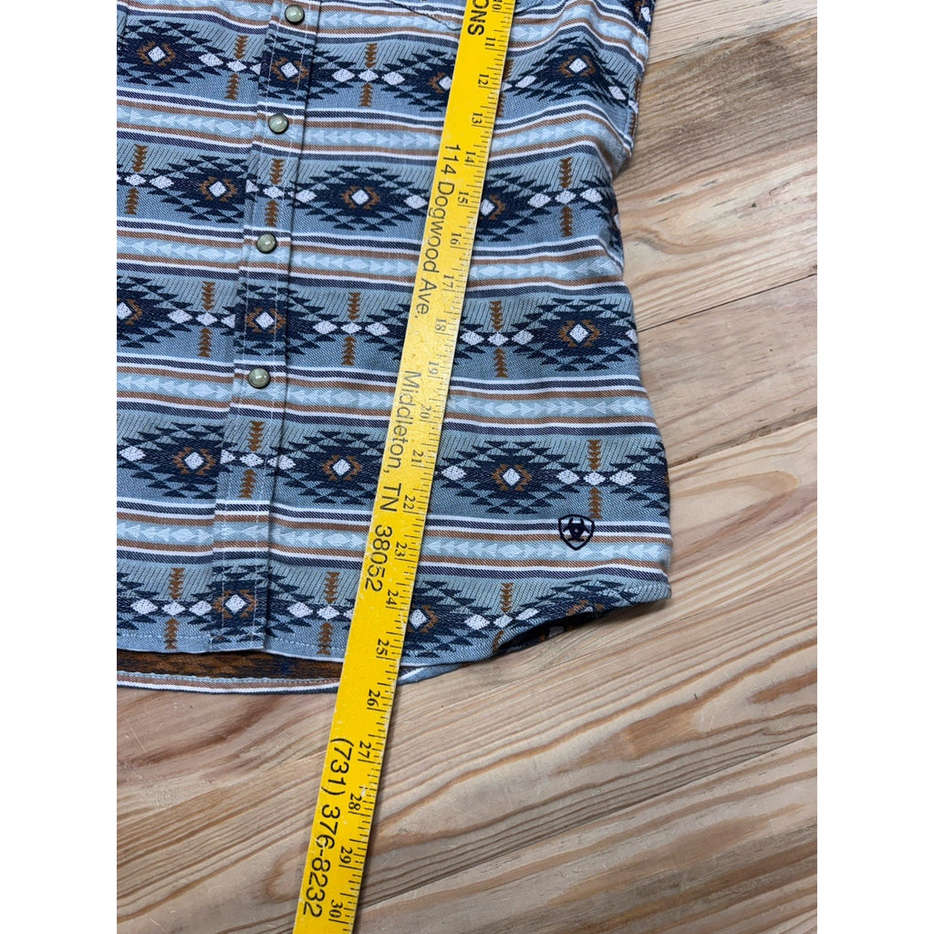 Ariat Real Creekside Pearl Snap Long Sleeve Shirt Women’s XS aztec western NWT