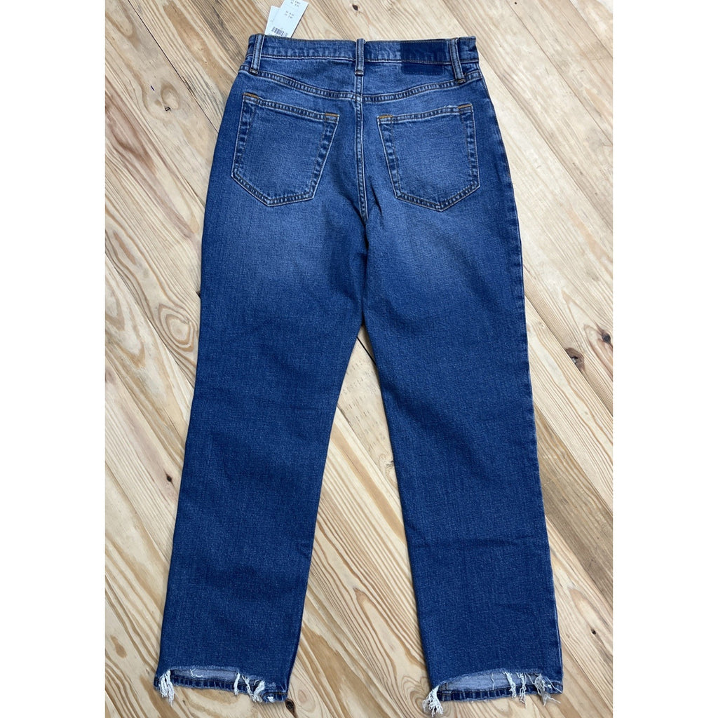 NWT Abercrombie & Fitch The Ankle Straight Ultra High Rise 27/4 Womens Jeans