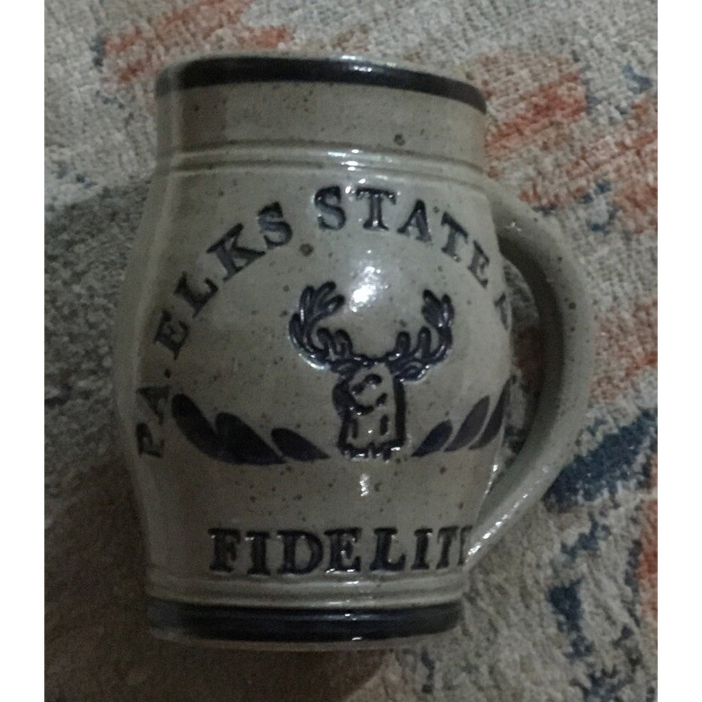 Vintage PA Elks State Association Stoneware Beer Steins Mug Lot of 5 BPOE