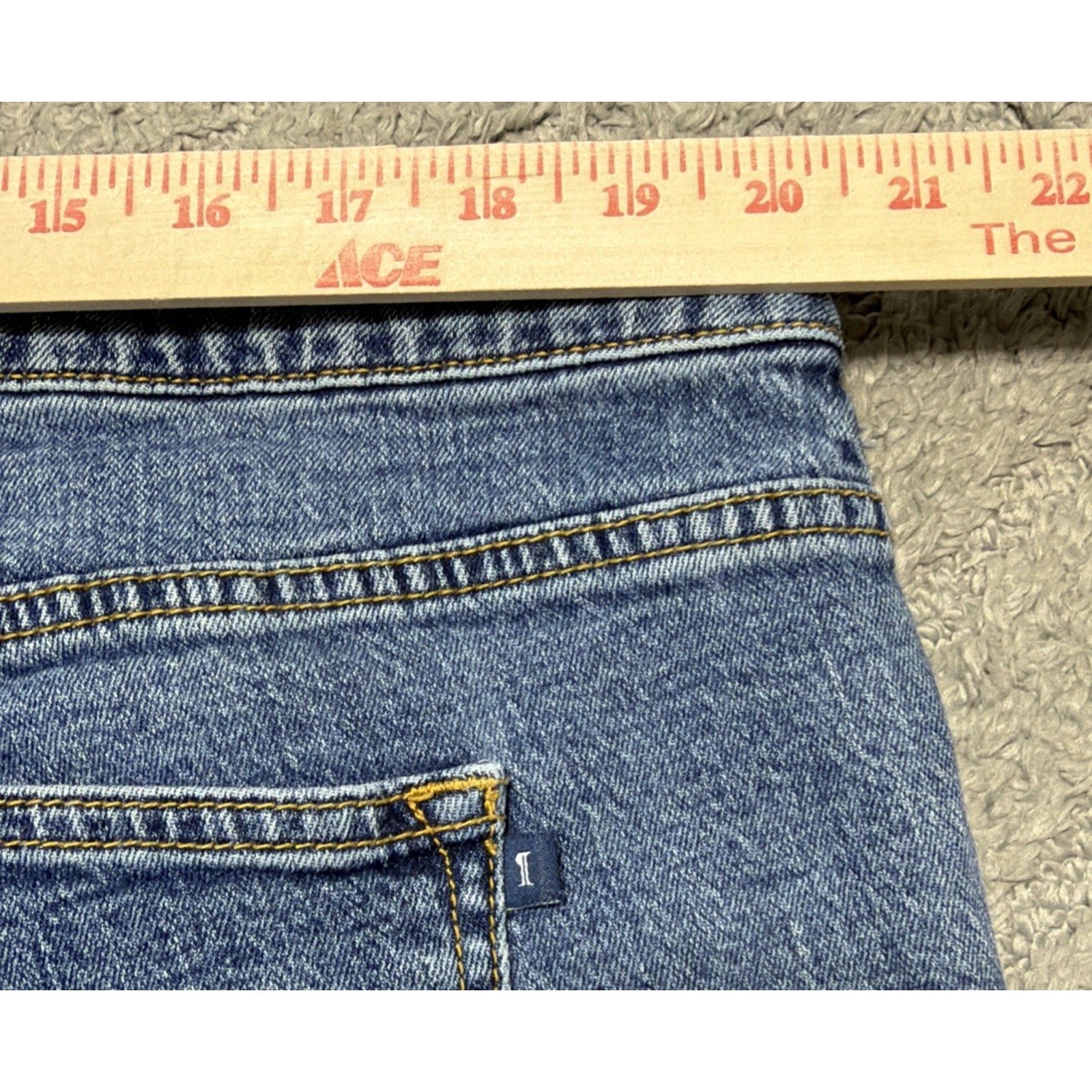Anthropologie Pilcro Women's Plus Size 18 High Rise Wide Leg Blue Jeans Stretch