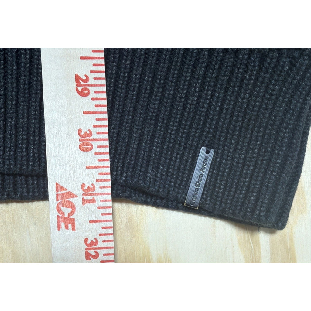 Calvin Klein Mens Long Sleeve 1/4 Zip Pullover Cable Knit Sweater Size XLT