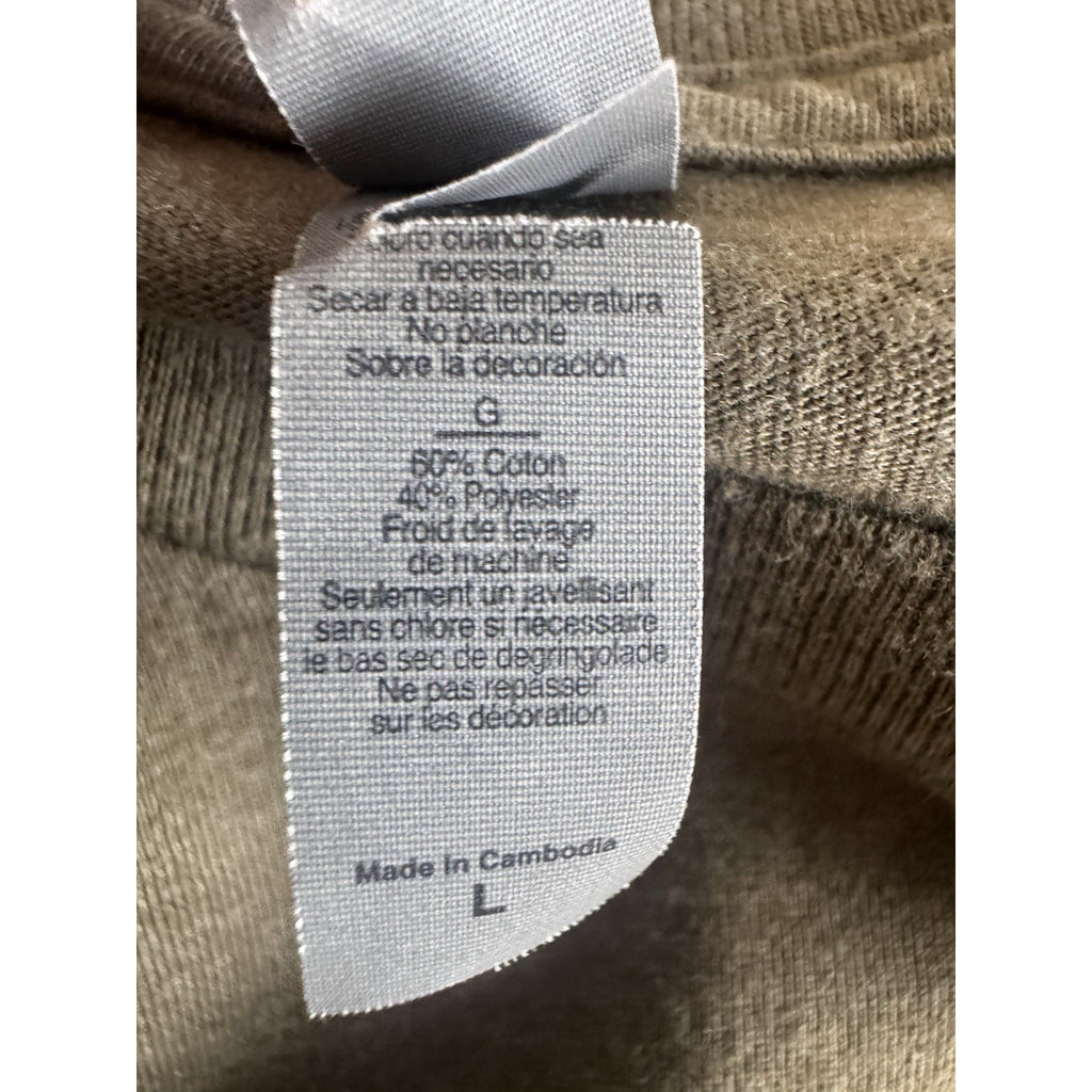 Walk By Faith Buffalo Graphic T Shirt Mens Large Tan Christian Western