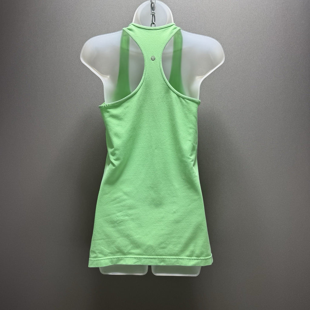 Lululemon Cool Racerback Tank Top Womens Green Athletic Yoga Running Workout