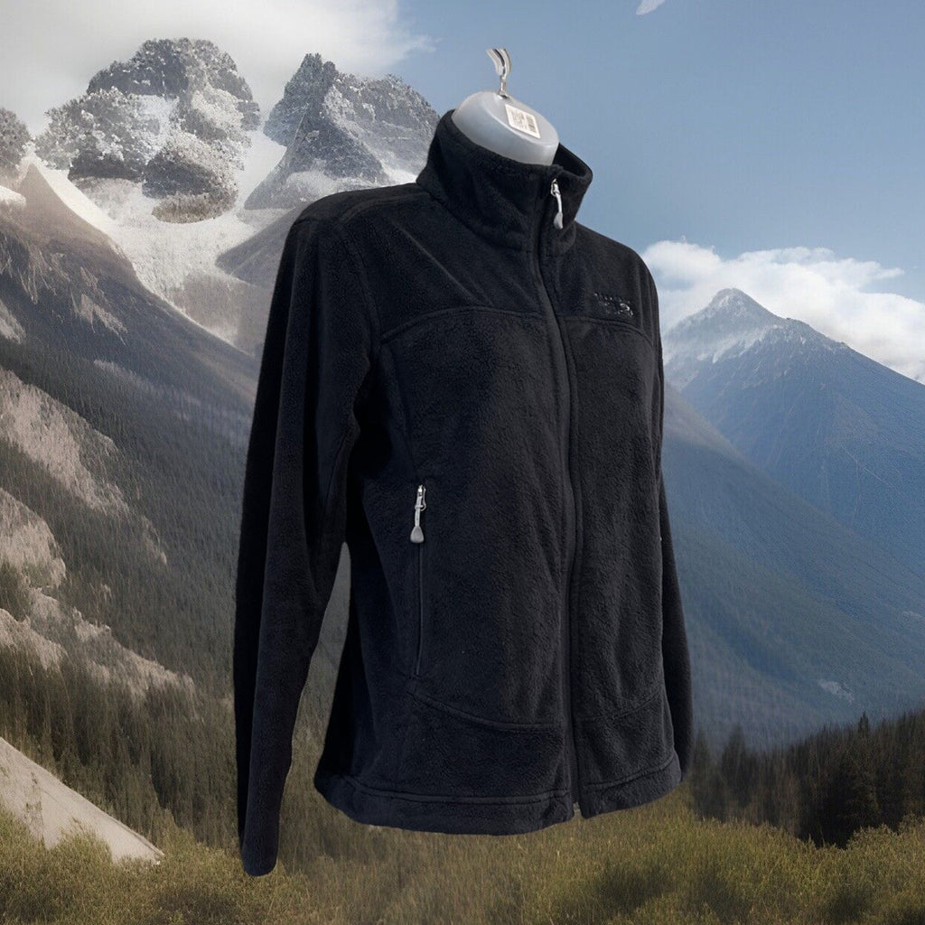 Mountain Hardwear Women's Black Full Zip Fleece Jacket Sz S