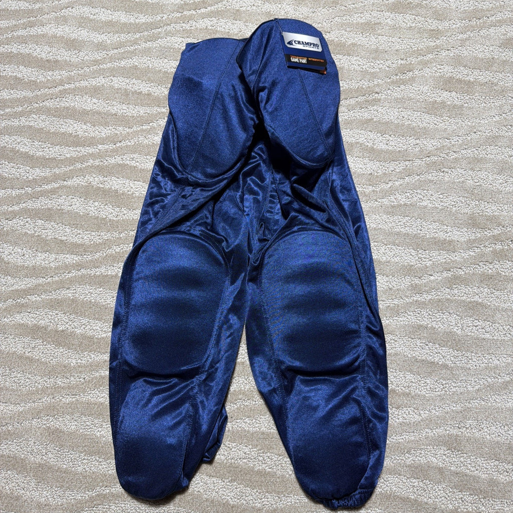 New Champro Adult Terminator Integrated Football Pants - Navy Blue 2X NWT