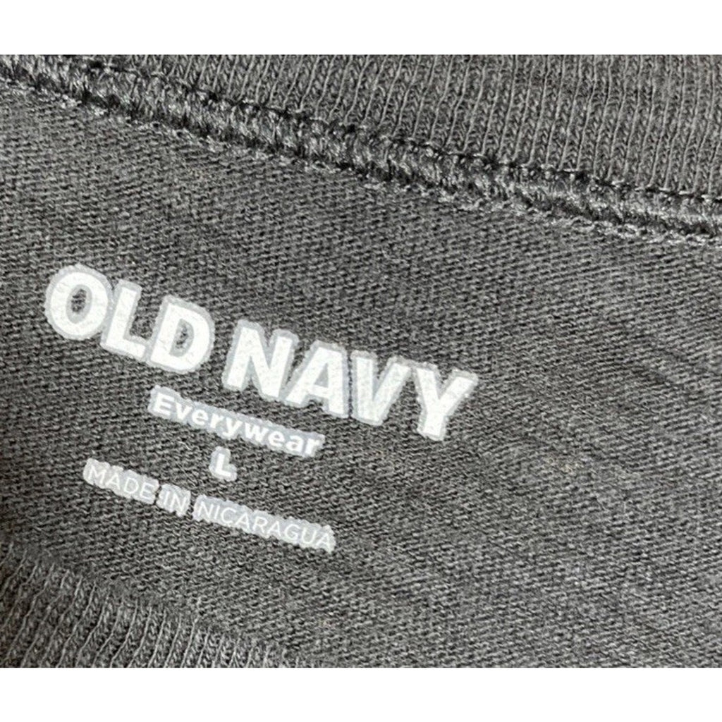 NWT Women's Old Navy Slub Knit Graphic Tee Size L Down To Earth Top