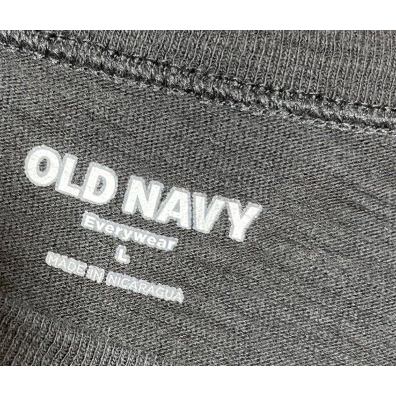 NWT Women's Old Navy Slub Knit Graphic Tee Size L Down To Earth Top