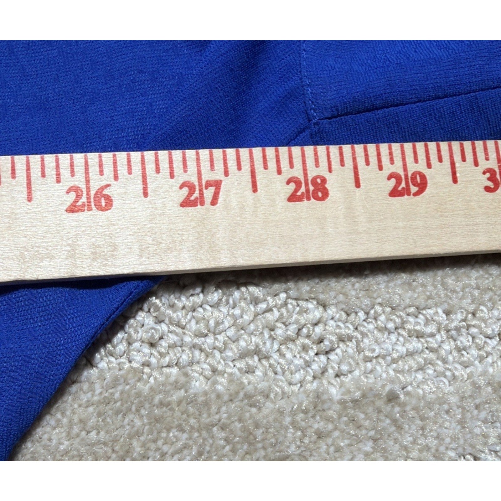 Banana Republic Tunic Oversized Hidden Button Royal Blue Top Womens Sz S Tall