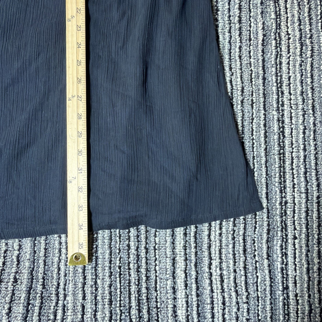 Mountain Lake Women's Navy Blue Embellished Embroidered V-Neck Tunic Size XL NWT