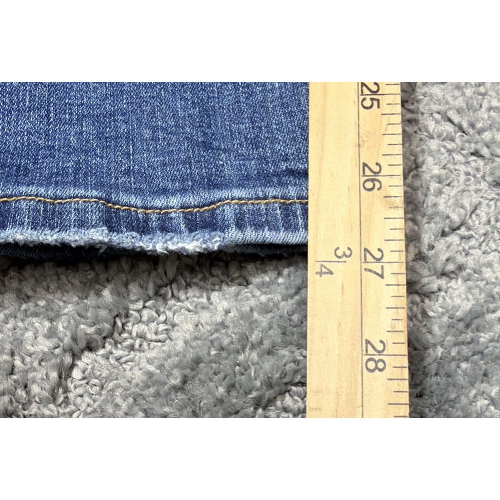 Denim Jeans Bohme Size 28 Girlfriend Blue Ankle High Rise Med Wash