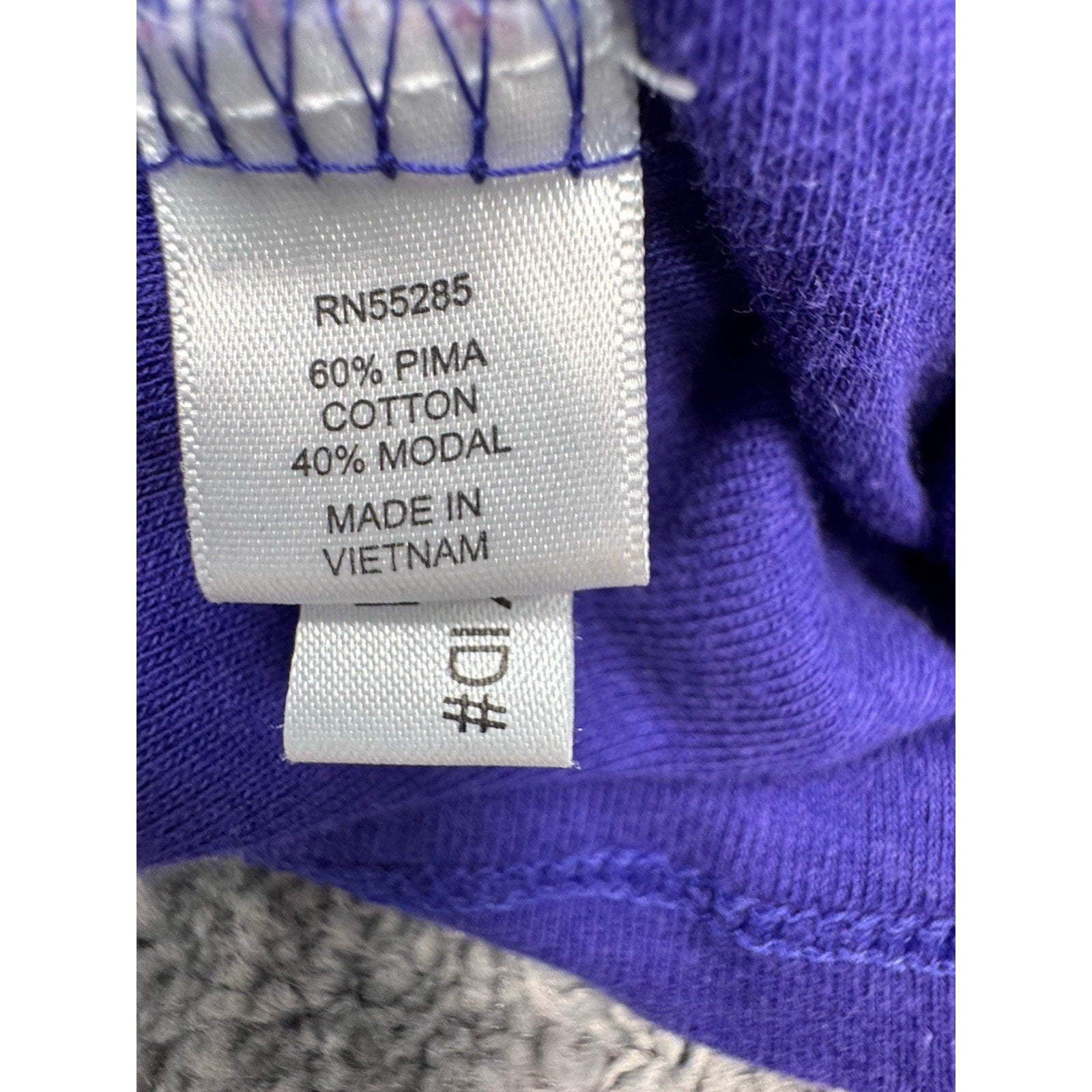 Express Purple Scoop Neck Crop Short Sleeve Pima Cotton Top Women’s Size XS