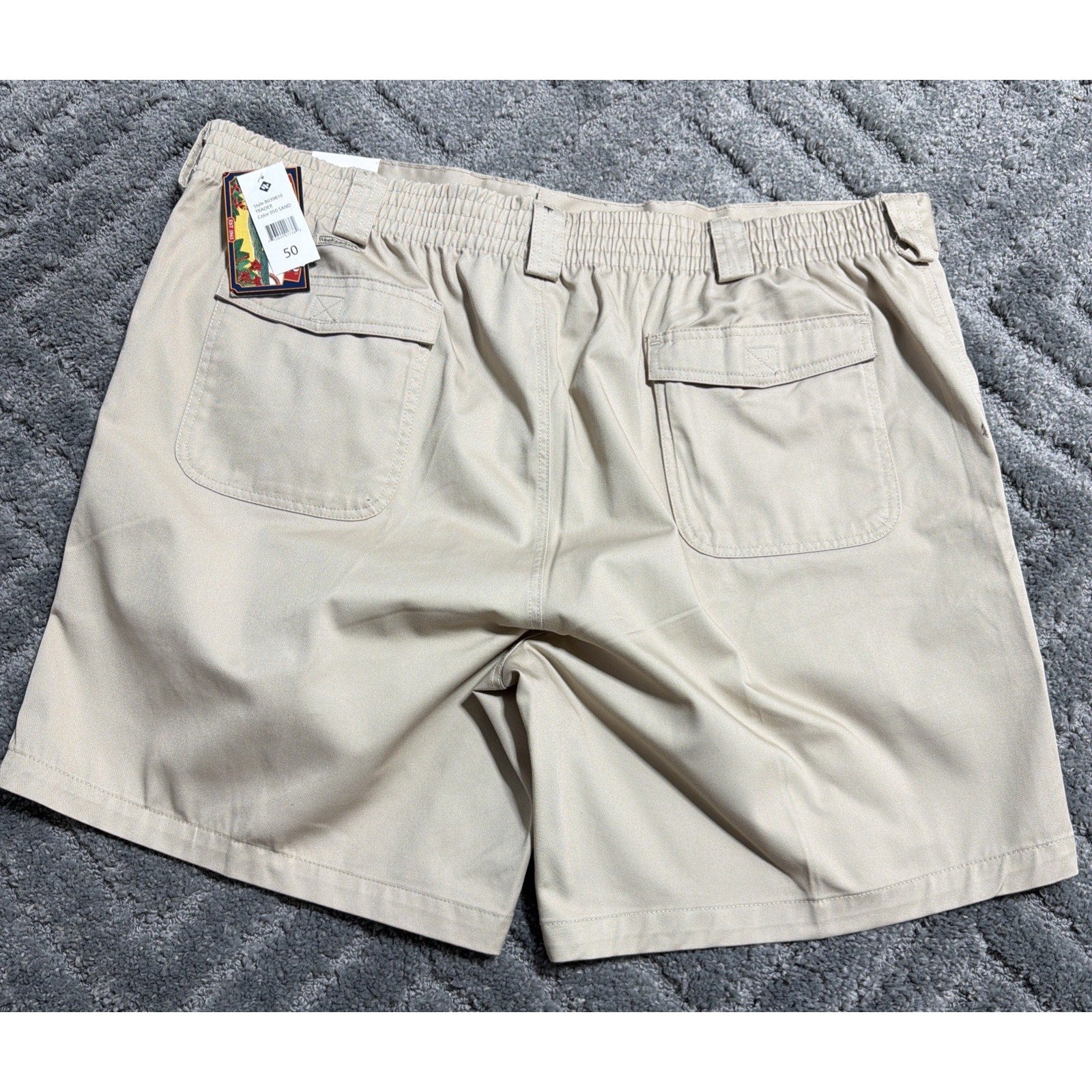 Weekender cargo hiking shorts men's Sz 50x9 comfort waist Cotton outdoor New