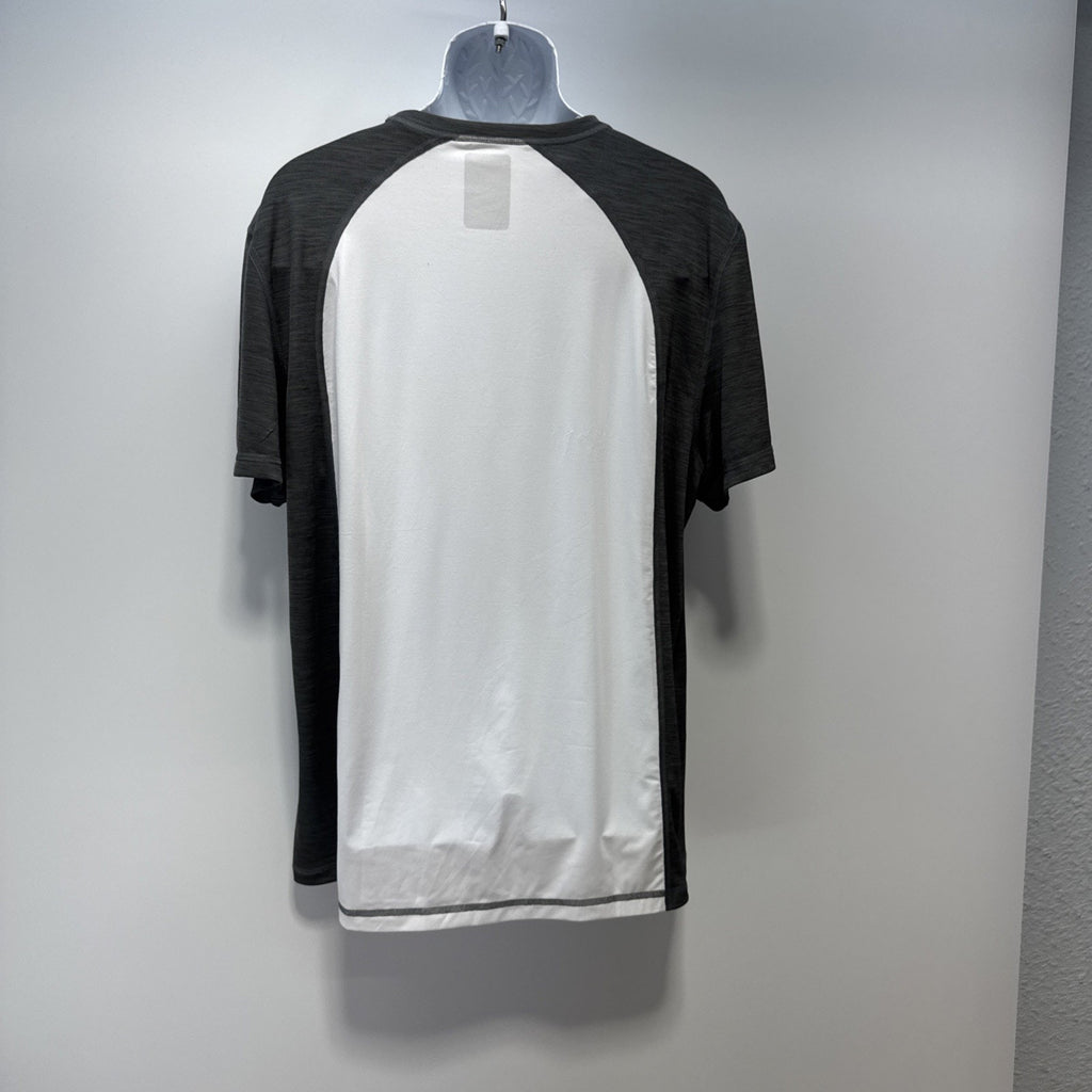 American Eagle Outfitters White and Gray Shirt Sleeve 360 Extreme Flex 2XL NWT