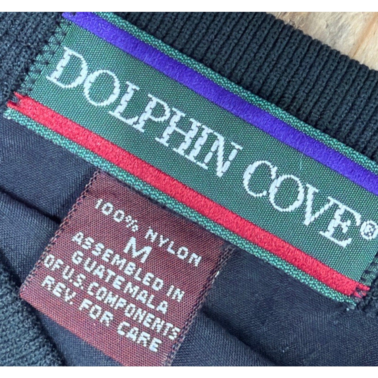 Vintage Chevrolet Racing Lightweight Pullover Black Dolphin Cove Jacket Medium